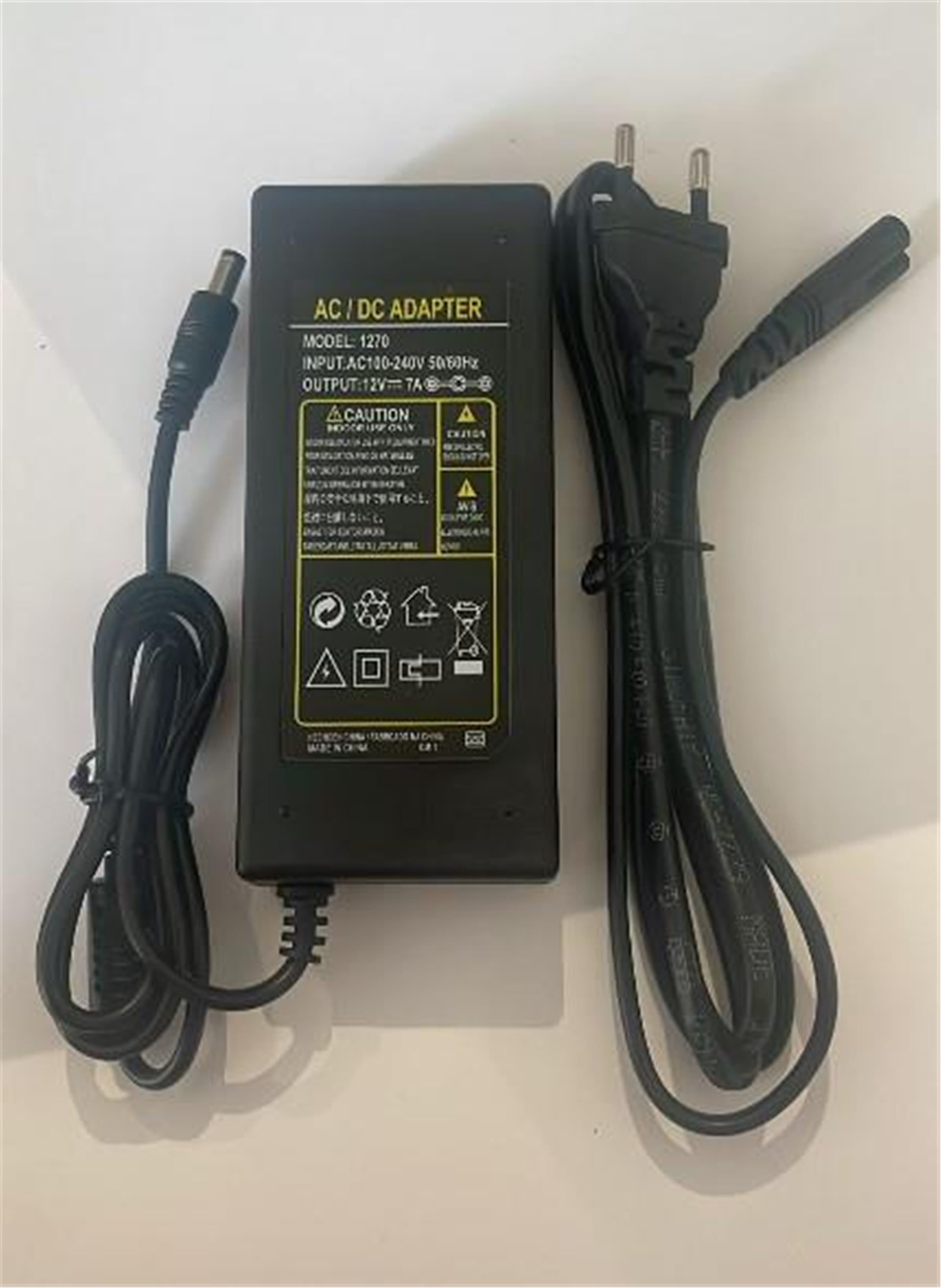 Weko Weko 12 Volt - 7 Amper 5.5*2.5 Uçlu Yerli Üretim Plastik Kasa Masaüstü Adaptör - Adaptörler
