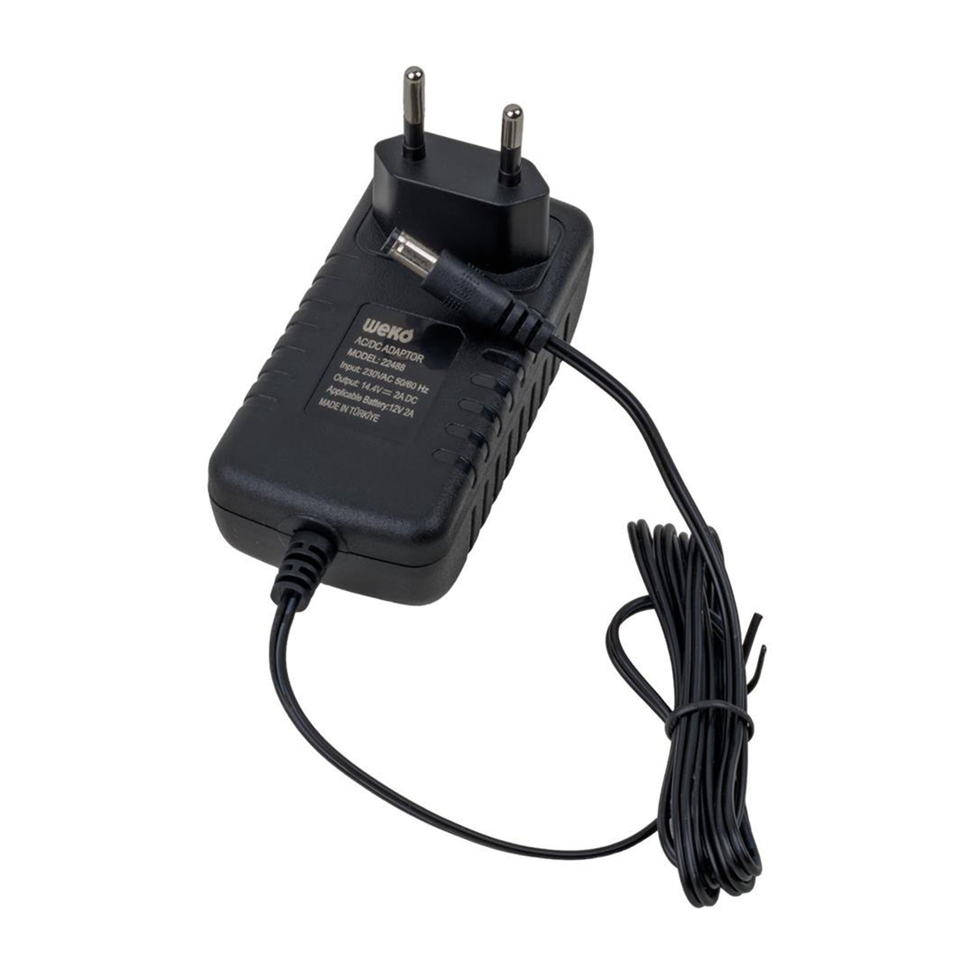 Weko Weko 14.4 Volt - 2 Amper 5.5*2.5 Uçlu Kırmızı Yeşil Ledli Yerli Üretim Akü Şarj Cihazı - Adaptörler