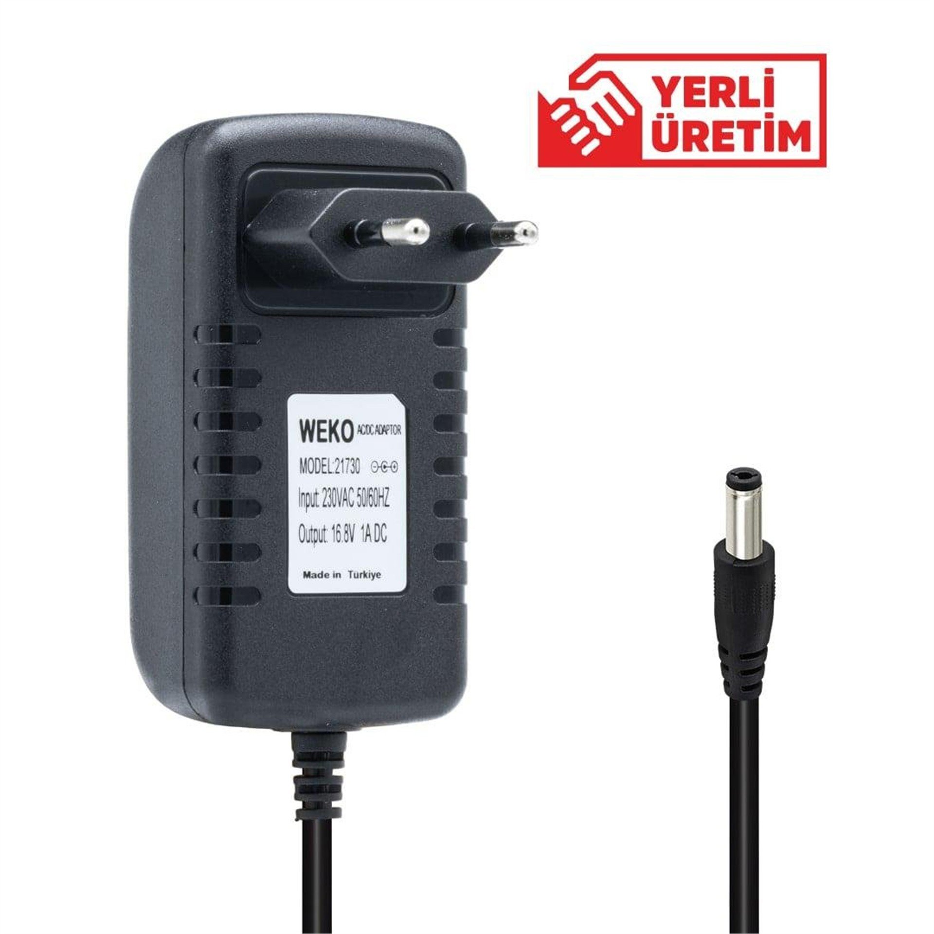 Weko Weko 16.8 Volt Ledli Priz Tipi Şarj Adaptörü - Adaptörler