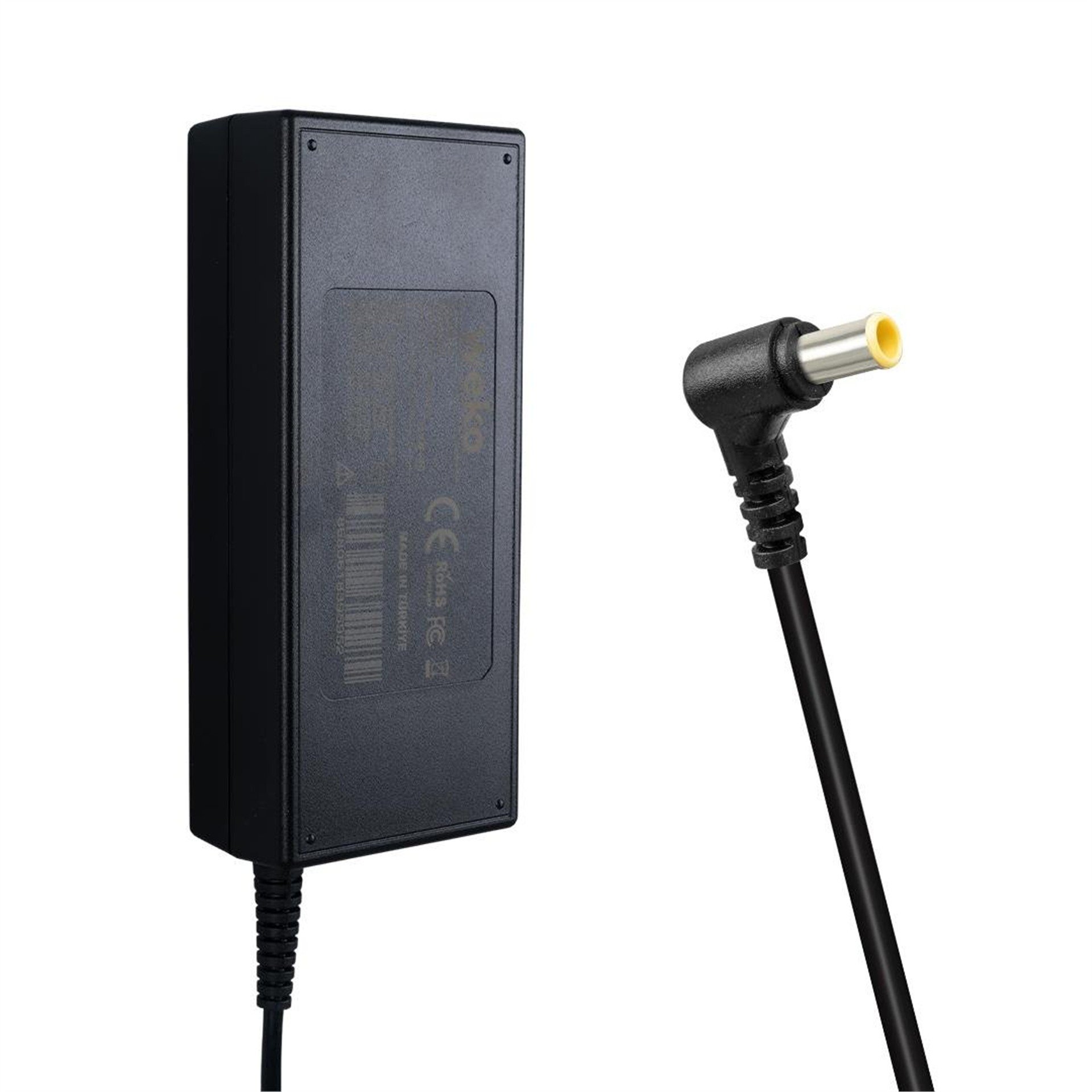 Weko Weko 19.5 Volt - 4.74 Amper 65x44mm Uçlu Sony Samsung Yerli Üretim Notebook Adaptör - Laptop Adaptörleri