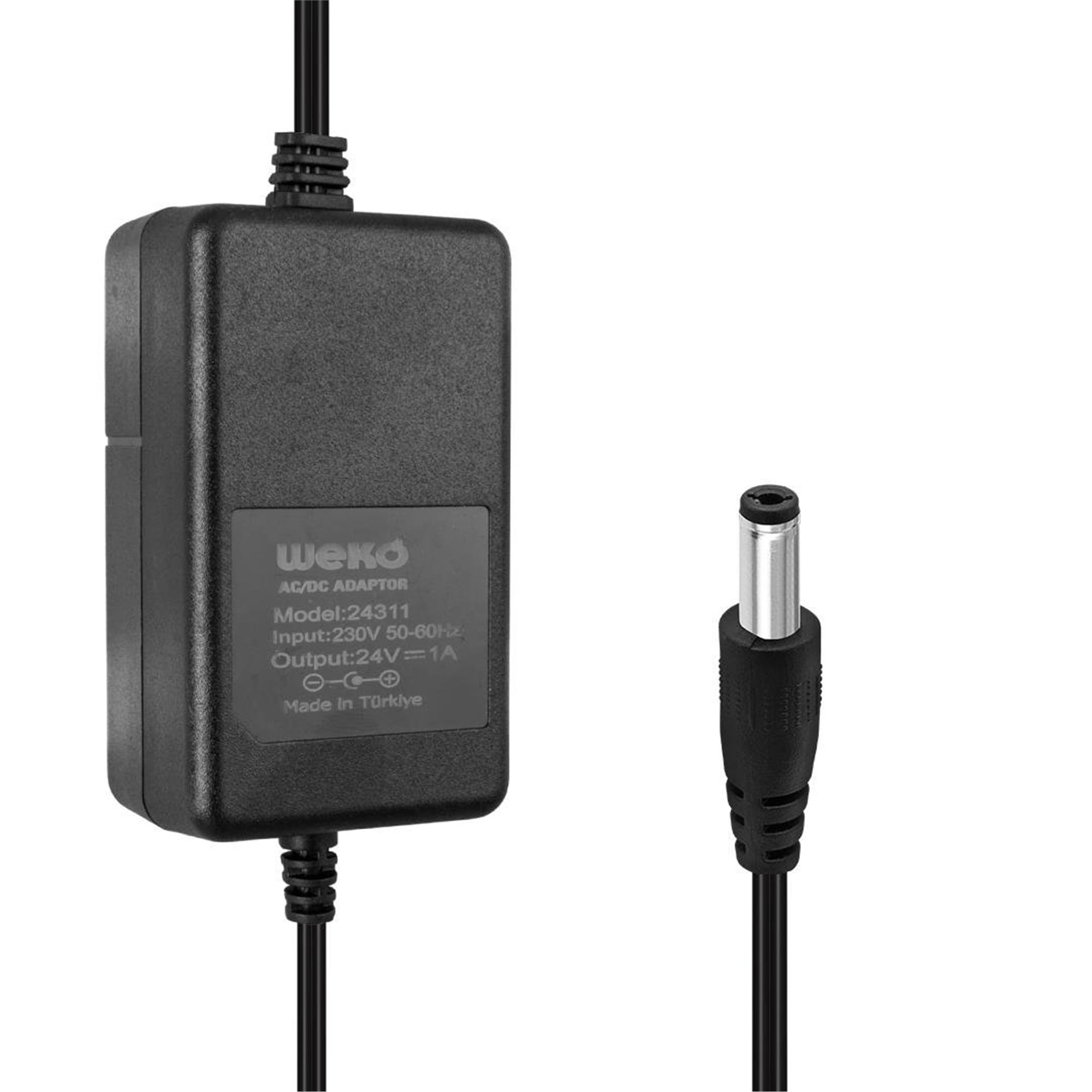 Weko Weko 24 Volt - 1 Amper 5.5*2.5 Uçlu Yerli Üretim Masa Tipi Adaptör - Adaptörler