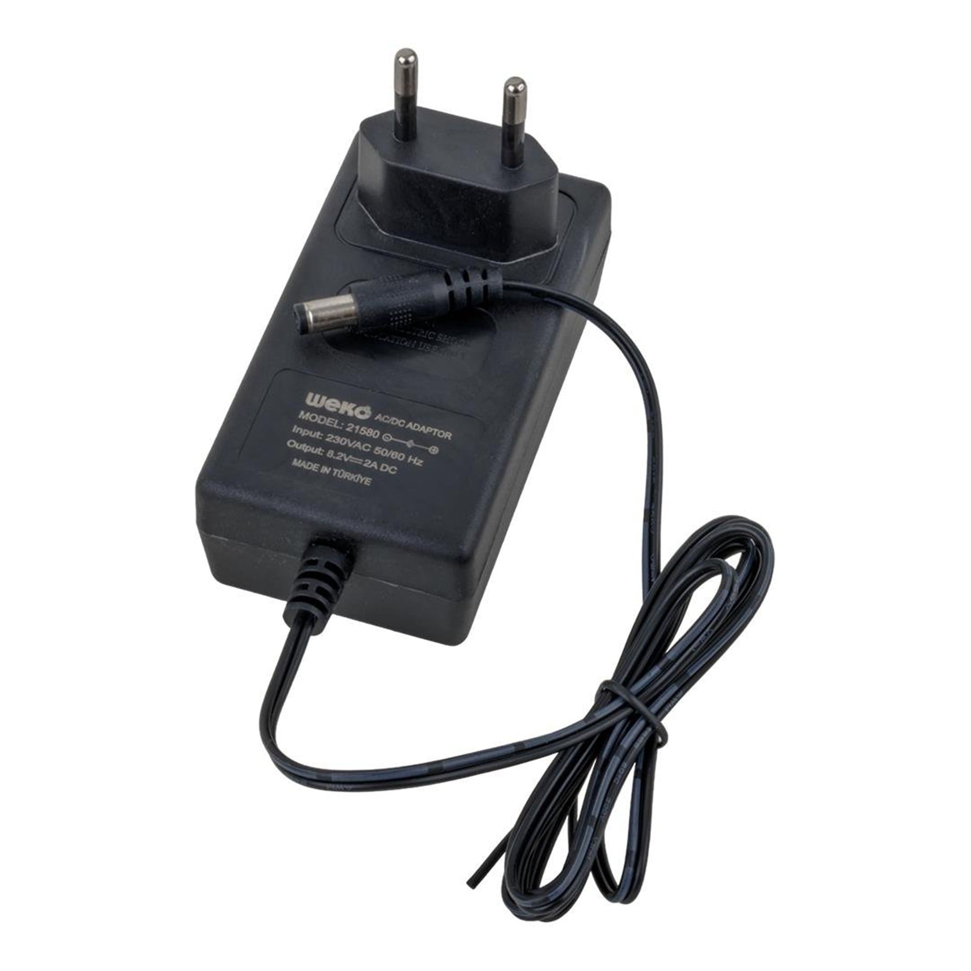 Weko Weko 8.2 Volt - 2 Amper 5.5*2.5 Uçlu Yerli Üretim Plastik Kasa Priz Tipi Adaptör - Adaptörler
