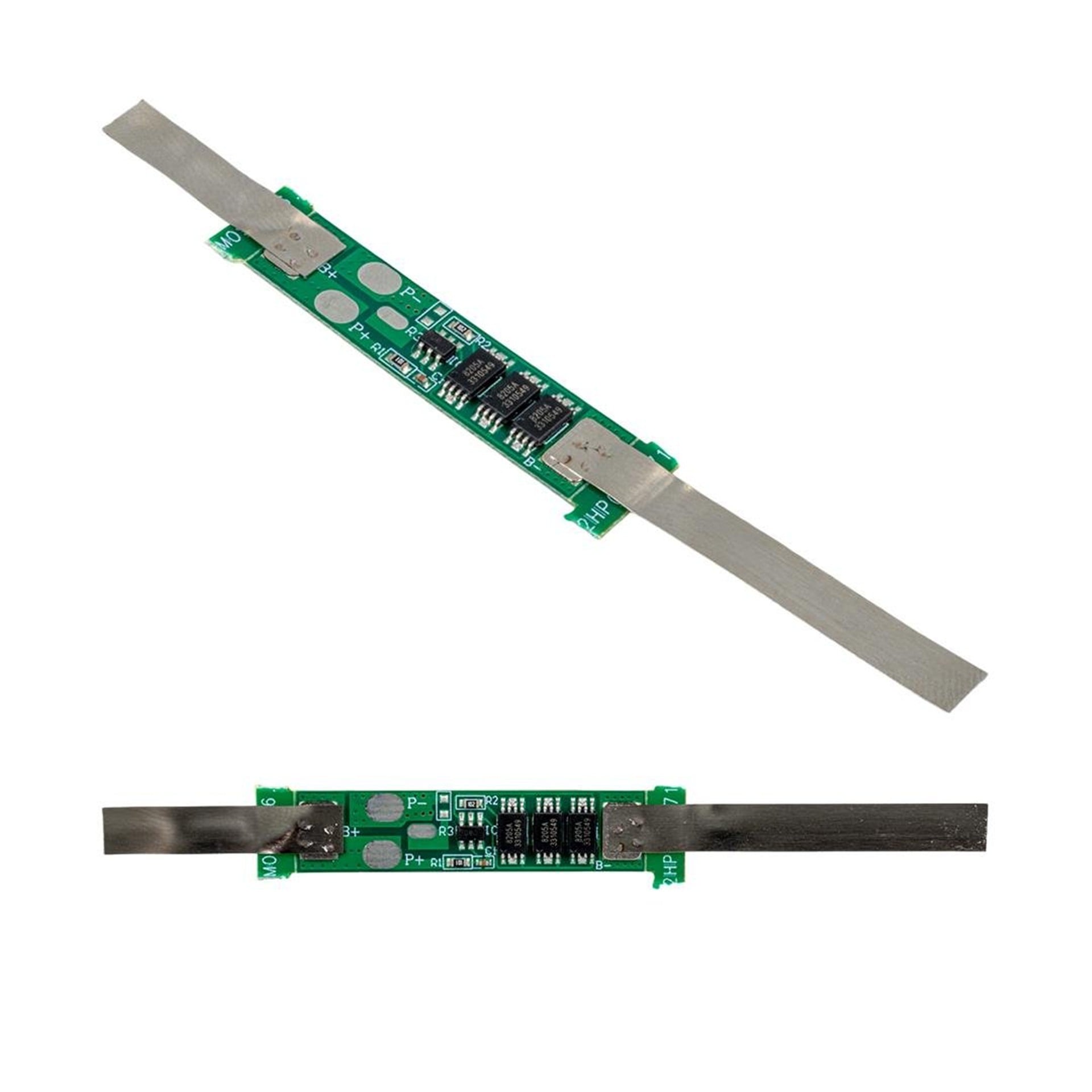 Weko Weko BMS-24009 1S 6A 3.7V BMS Devresi Lityum Batarya Şarj Modülü (35x8.5x2mm) - Pil Koruma Devresi BMS