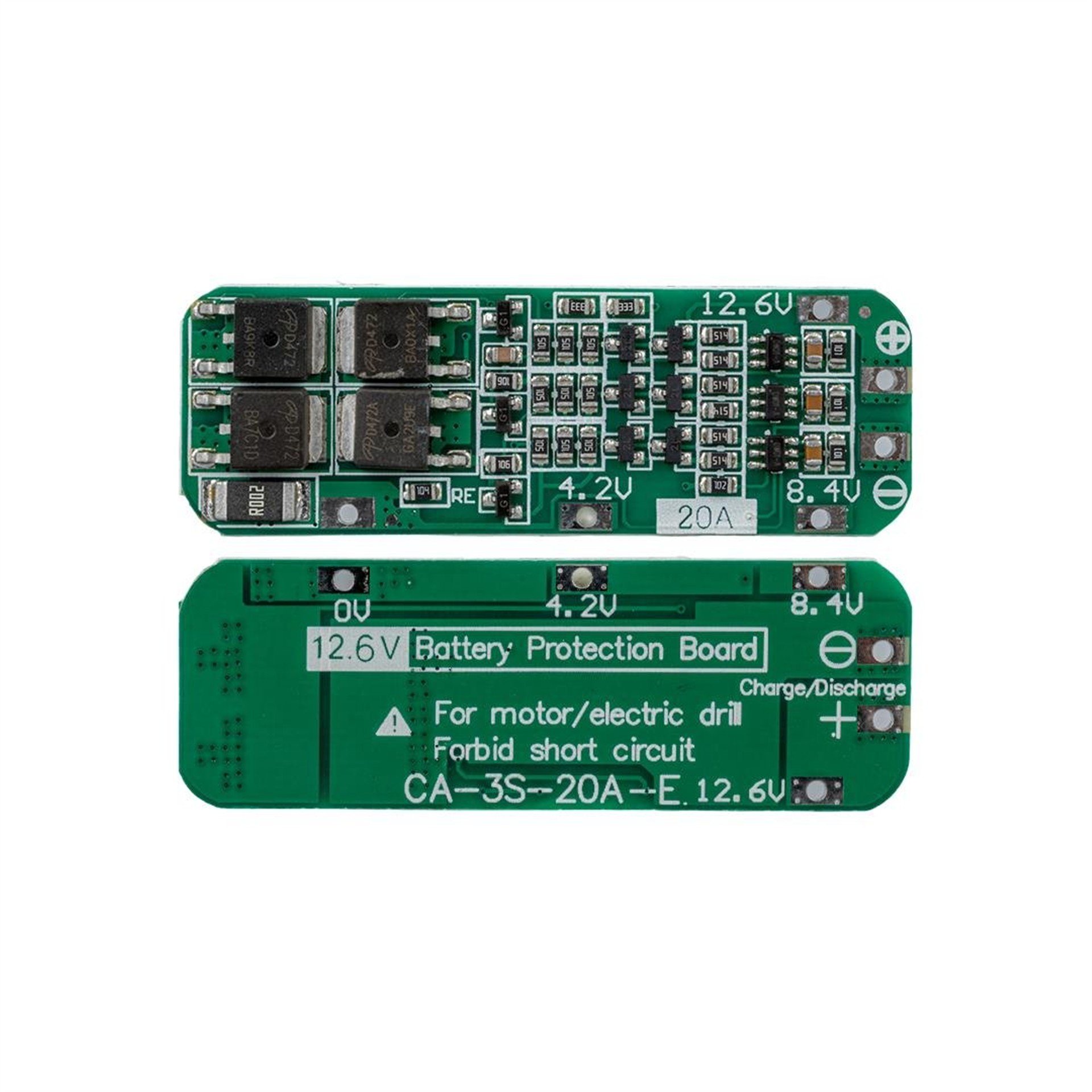 Weko Weko BMS-24031 3S 20A BMS Devresi Lityum Batarya Şarj Modülü - Pil Koruma Devresi BMS