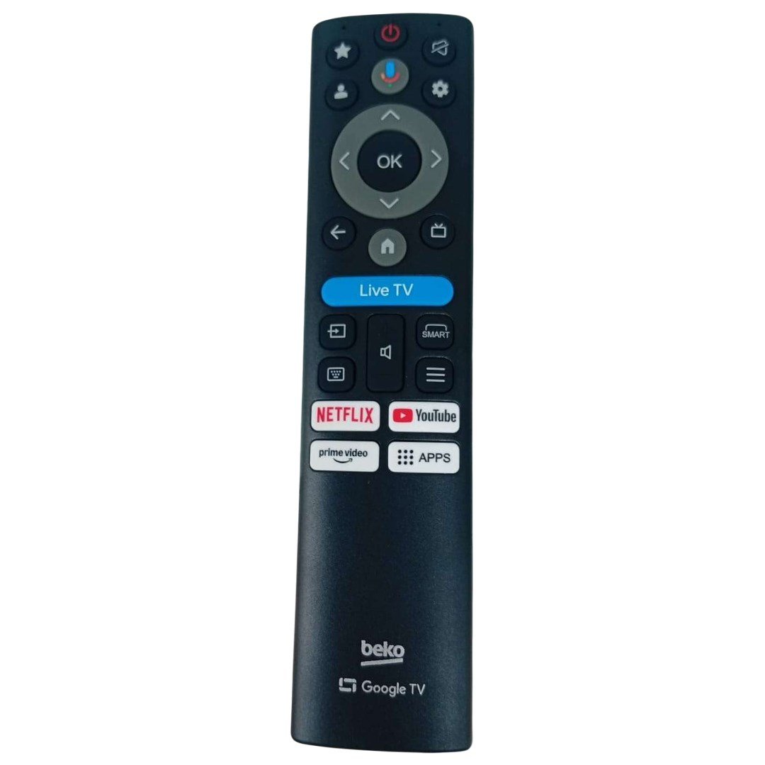 WEKO KL BEKO CRYSTAL PRO NETFLIX -YOUTUBE-APS-PRIME VIDEO TUŞLU SES KOMUTLU LCD TV KUMANDA