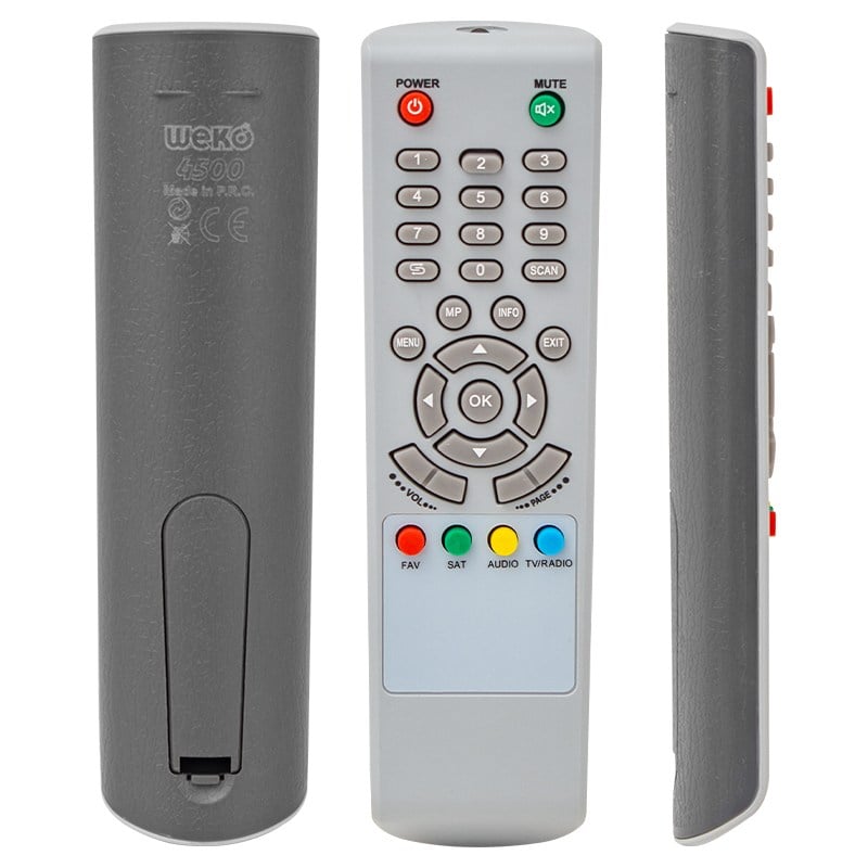 WEKO KR SILVERMAX*MERSAT*SATCOM*QMAX*DİGİLİNE DG-106 UYDU KUMANDASI (4500=40164)