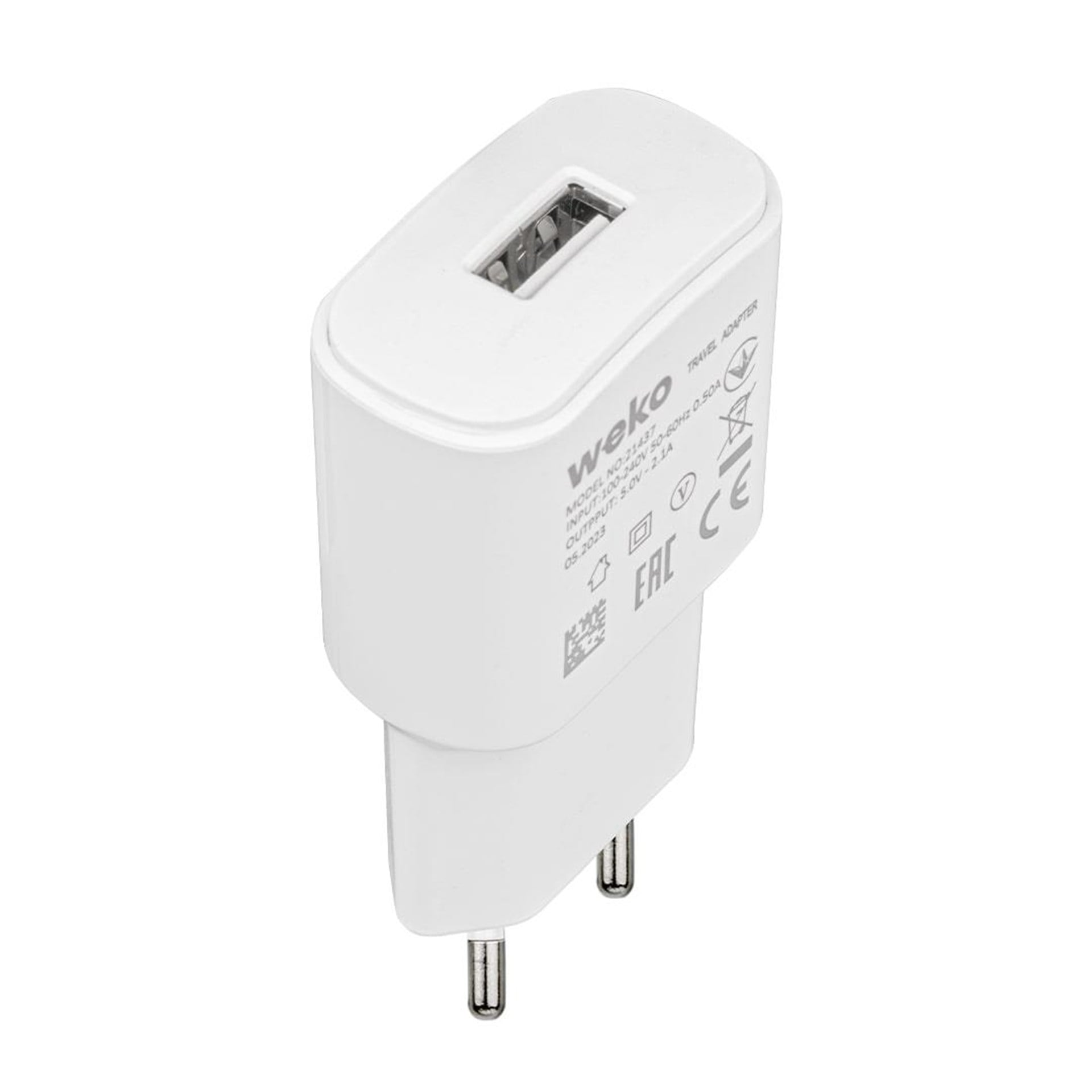 Weko Weko WK-21437 2.1 Amper Telefon Şarj Adaptörü + Lightning Kablo - Şarj Cihazları