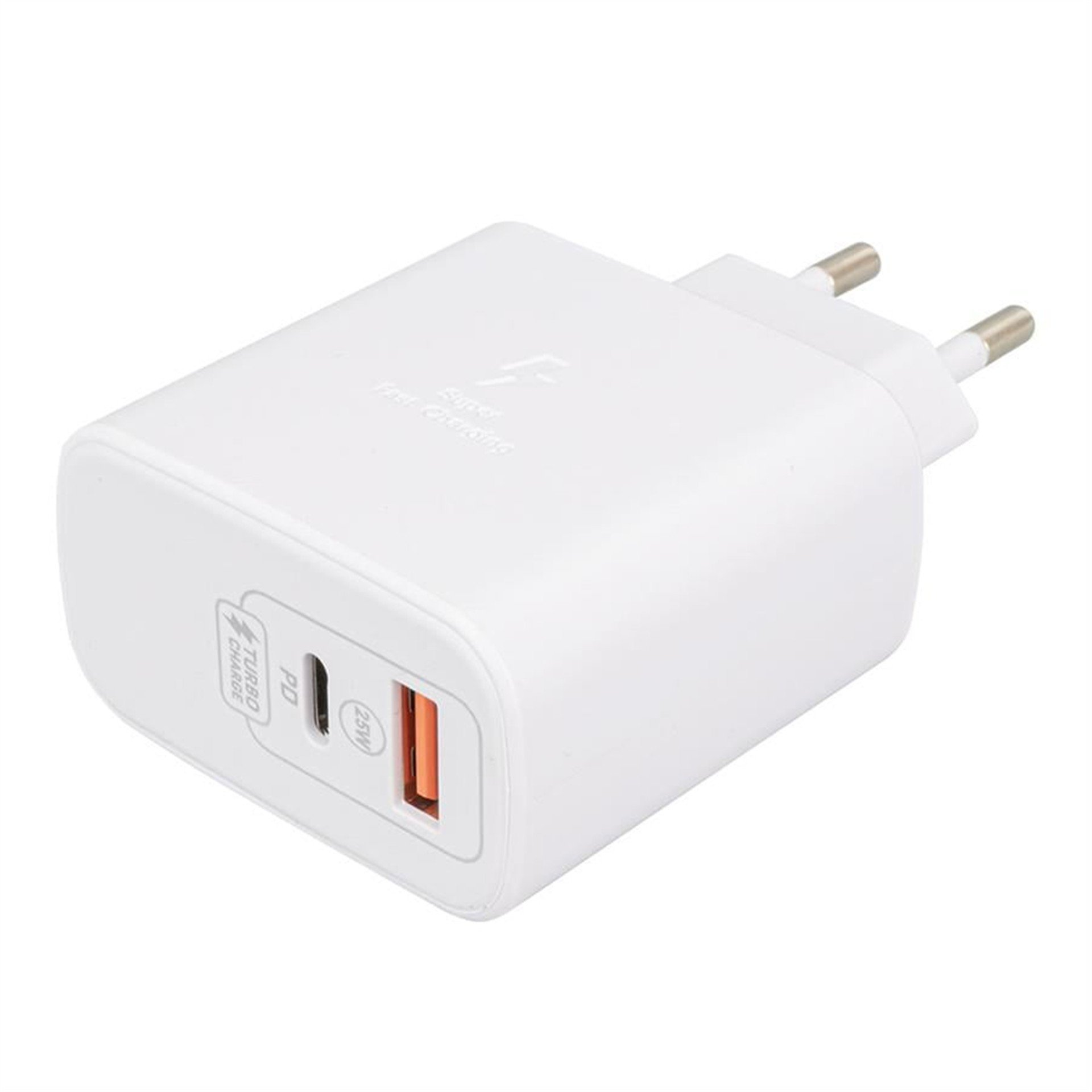 Weko Weko WK-21446 S11-UC 25 Watt 3.0 Amper Type-C + USB Telefon Şarj Başlık Adaptörü - Şarj Cihazları