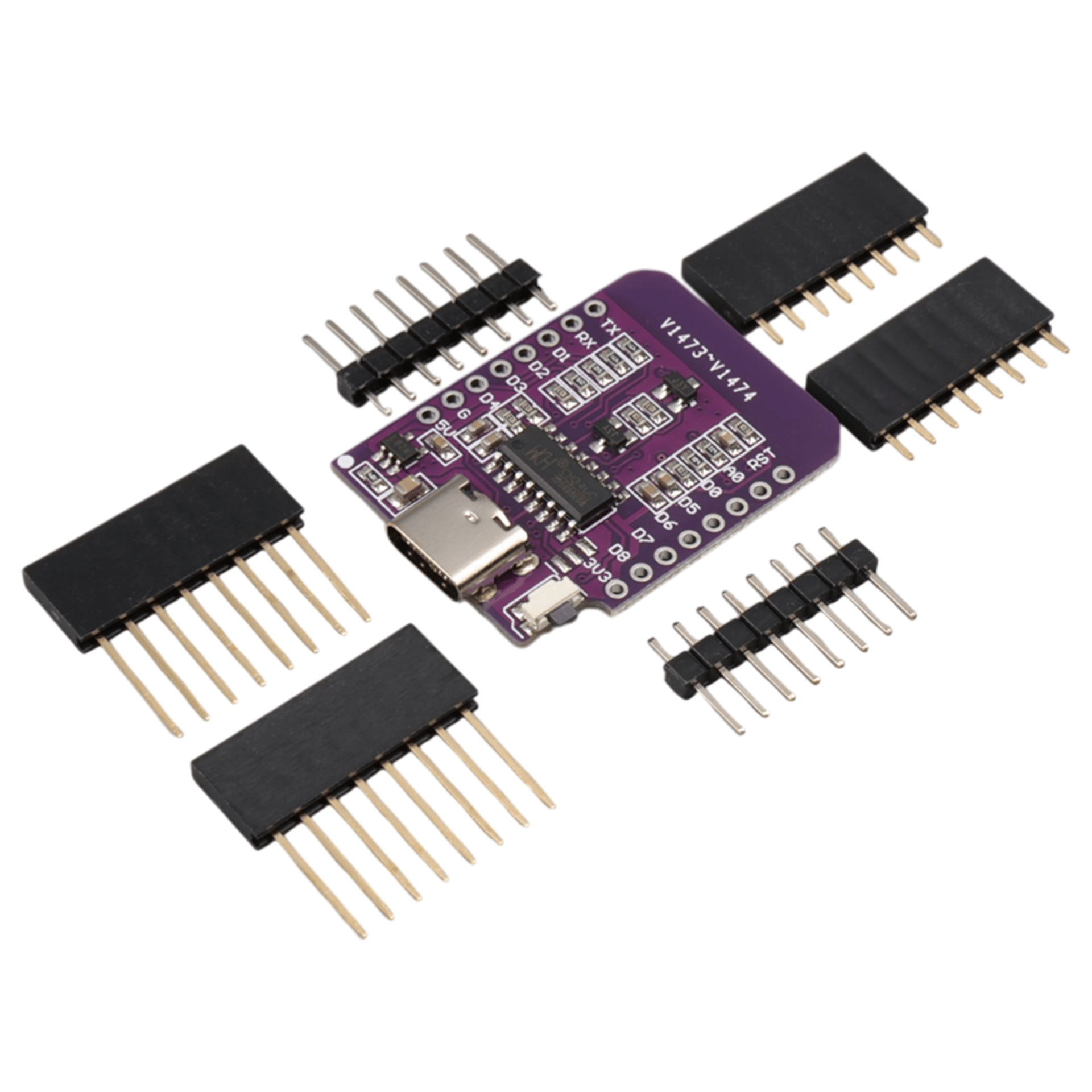 Oem Wemos D1 Mini V4.0 ESP-C3 Geliştirme Kartı Type-C Girişli WiFi Bluetooth Modülü - Elektronik Modüller