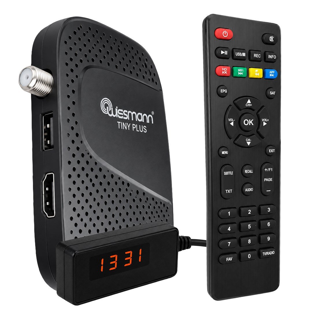 WISMANN W1000 TKGS'Lİ 8000 KANAL + USB DESTEKLİ FULL HD MİNİ UYDU ALICISI (TRT BANDROLLÜ)