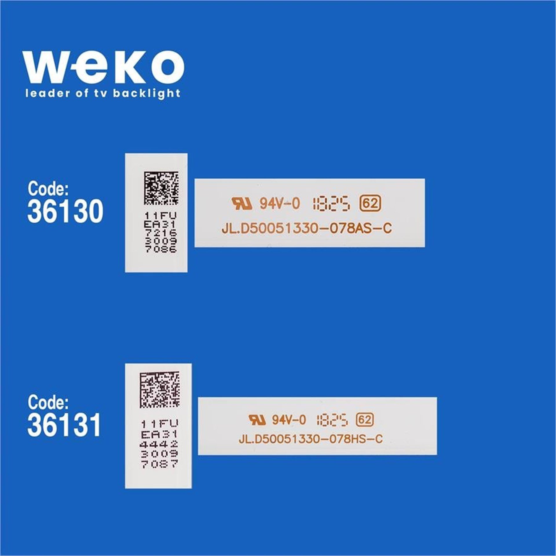 Weko Wkset-5368 36130X4 36131X2 Jl.D50051330-078 6 Adet Led Bar (5Lens) - Tv Led Bar
