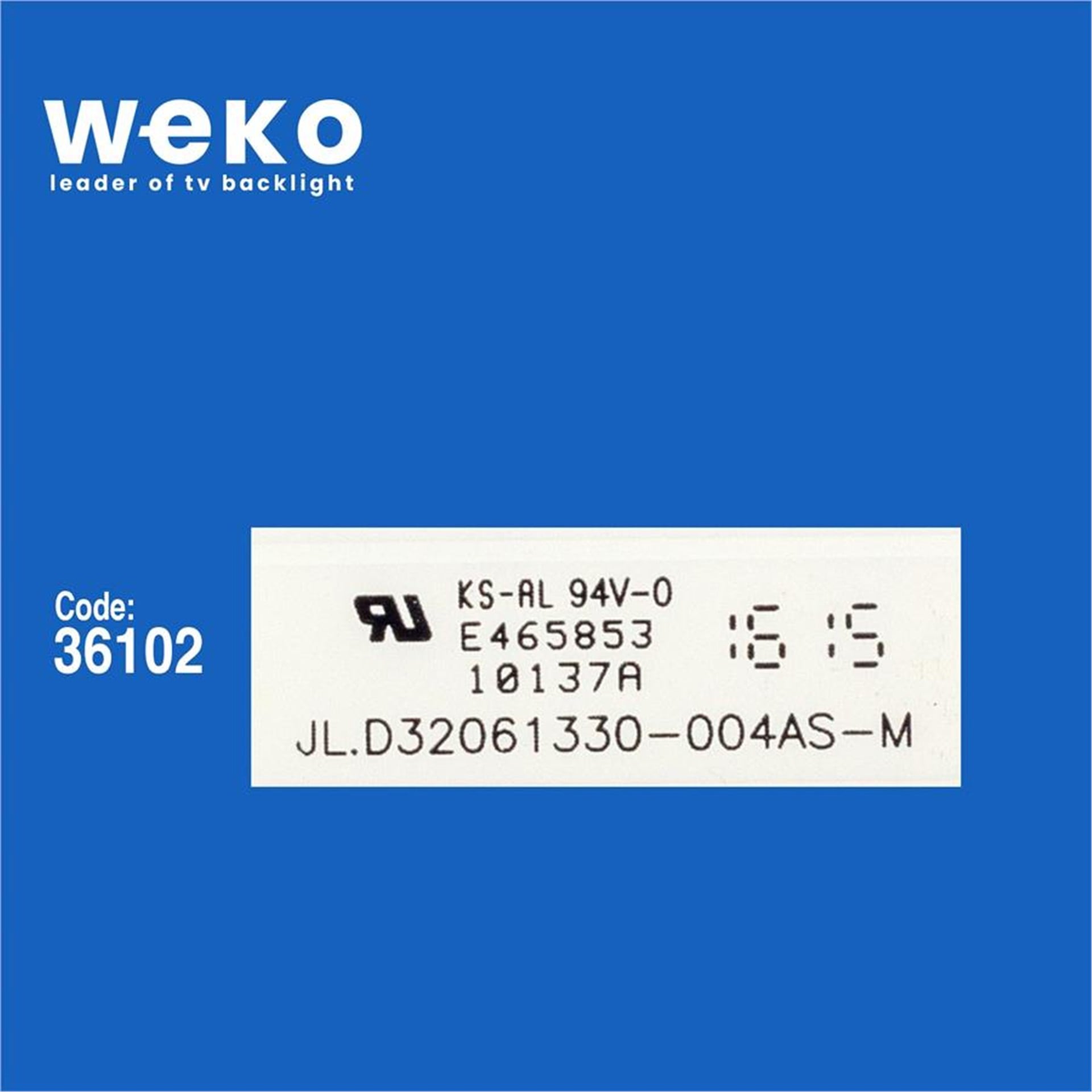 Weko Wkset-5507 36102X2 Jl.D32061330-004As-M 2 Adet Led Bar - Tv Led Bar