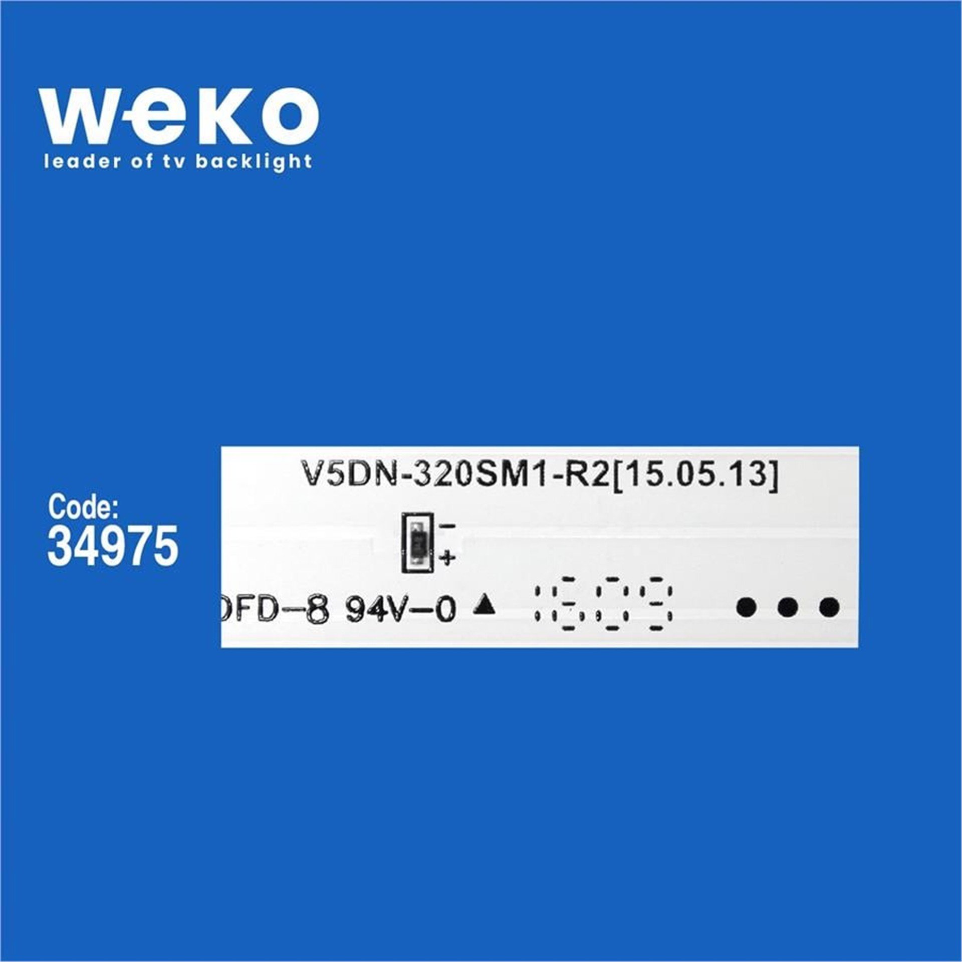 Weko Wkset-5566 34975X2 V5dn-320Sm1-R2 2 Adet Led Bar (7Led) - Tv Led Bar