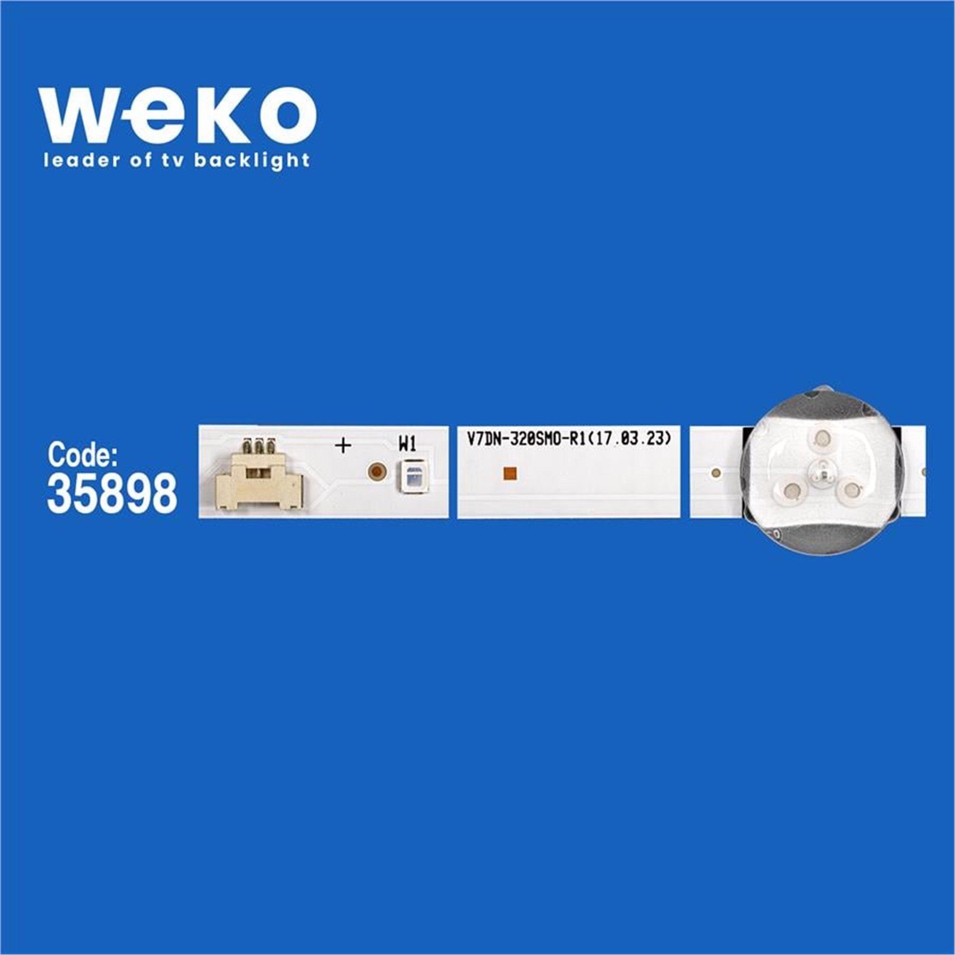 Weko Wkset-5567 35898X2 V7dn-320Sm0-R1 2 Adet Led Bar (5Led) - Tv Led Bar