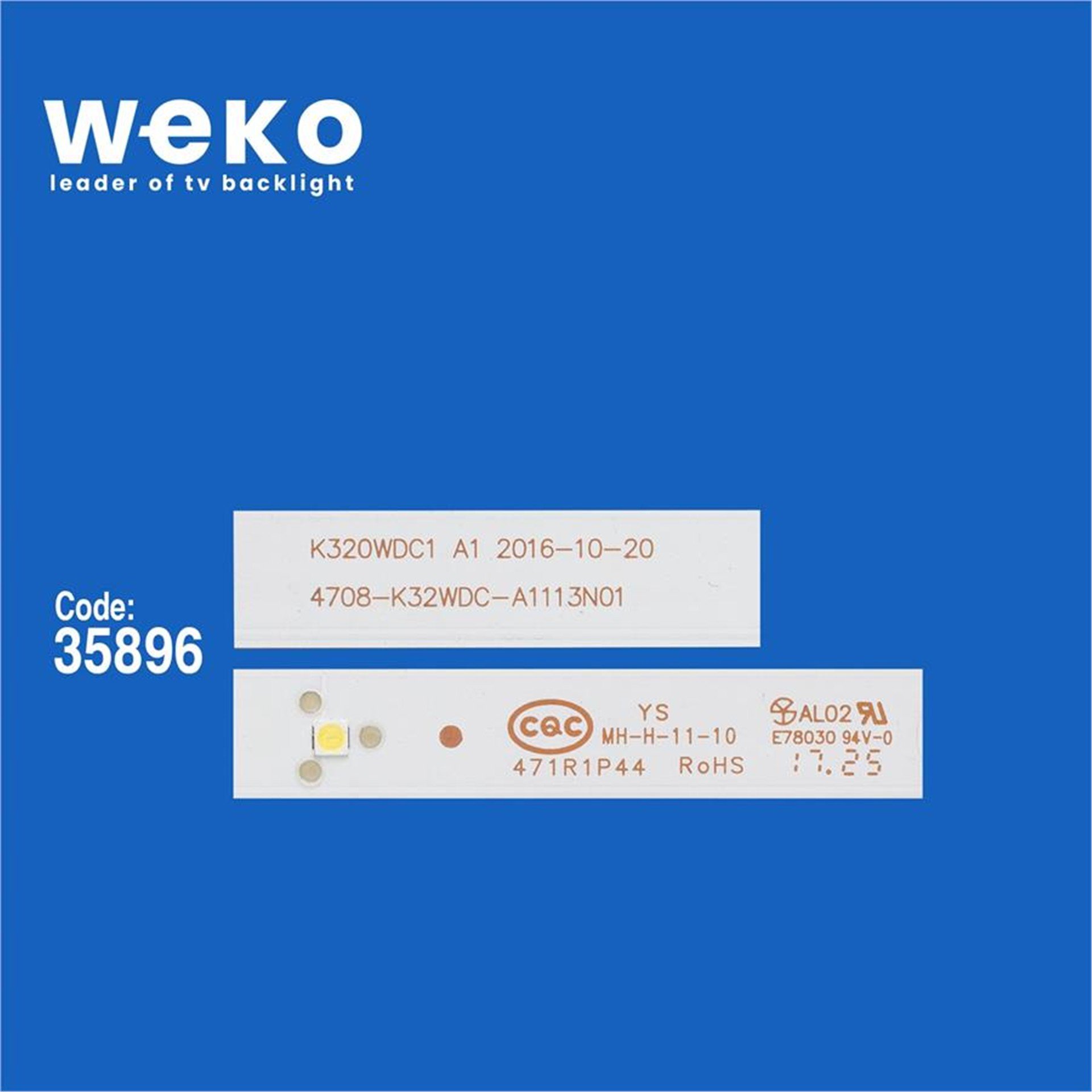 Weko Wkset-5579 35896X2 K320wdc1 A1 4708-K32wdc-A1113N01 2 Adet Led Bar - Tv Led Bar