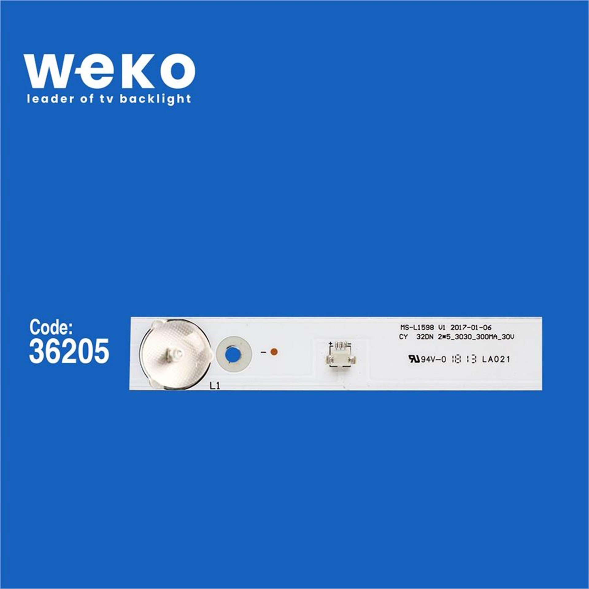 Weko Wkset-5607 36205X2 Ms-L1598 V1 2 Adet Led Bar - Tv Led Bar