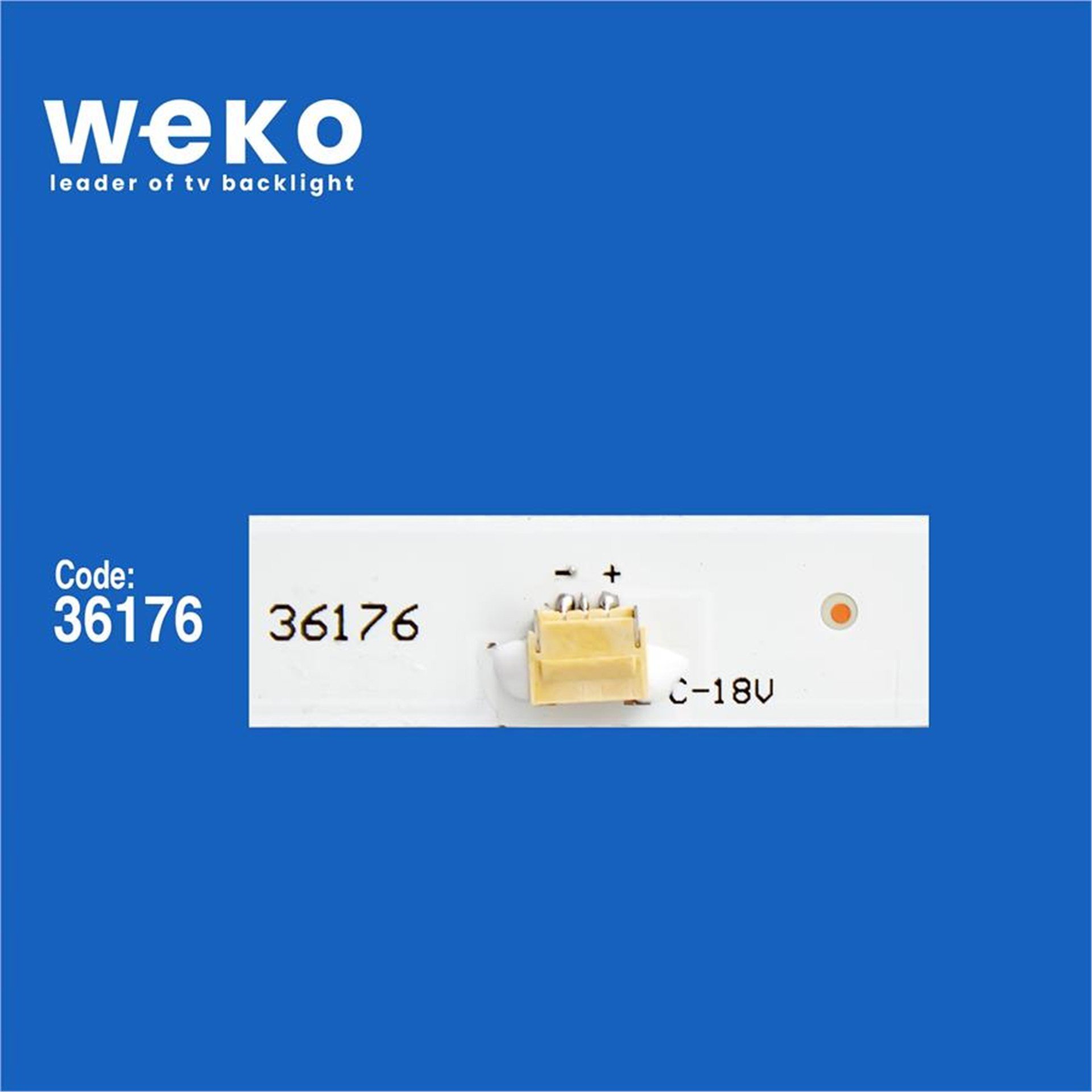 Weko Wkset-5610 36176X2 Js-D-Ap3216-062Ec - Hl-24320A28-070  2 Adet Led Bar (3V6led59,5Cm) - Tv Led Bar
