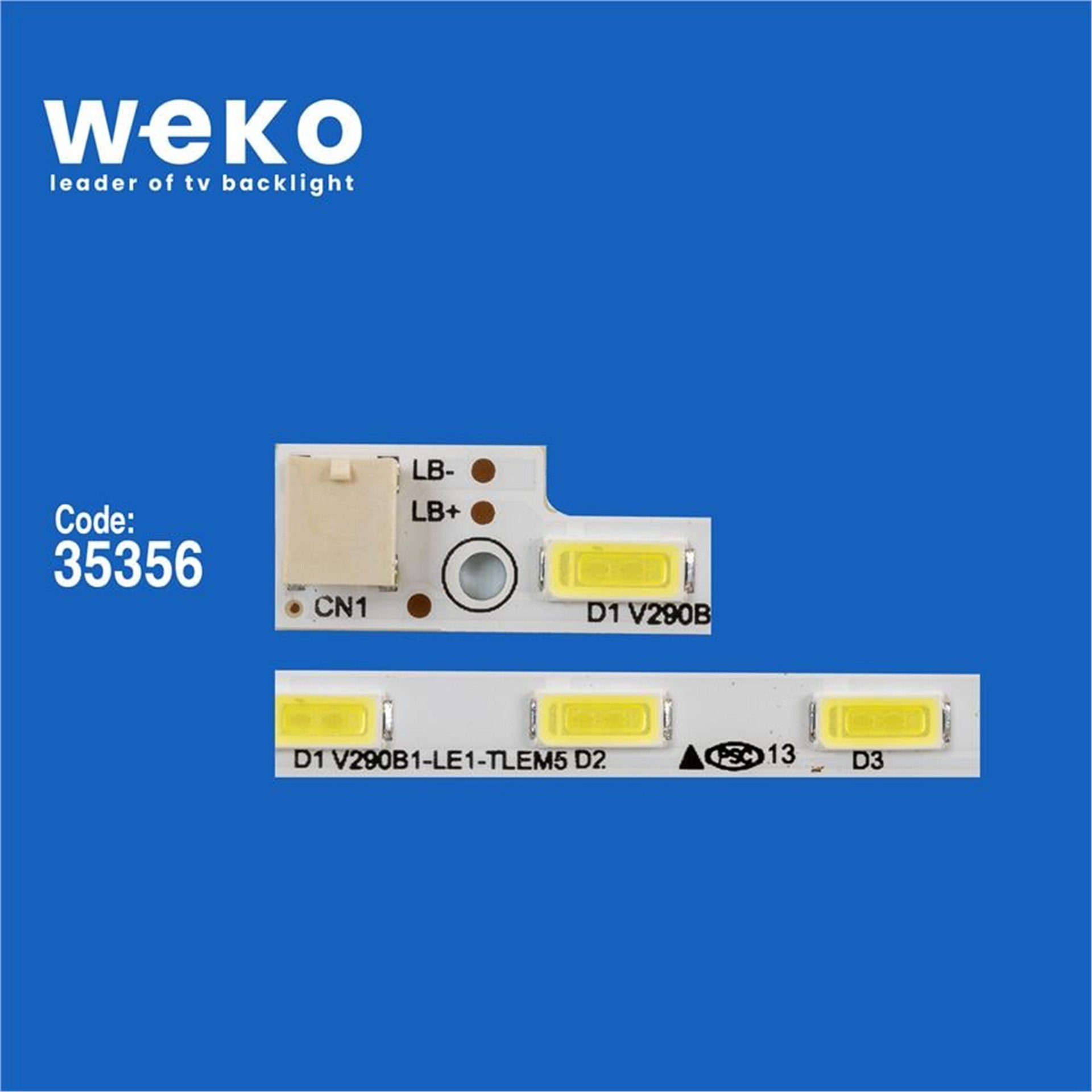 Weko Wkset-5632 35356X1 V290B1-Le1-Tlem5  1 Adet Led Bar (24Led) - Tv Led Bar