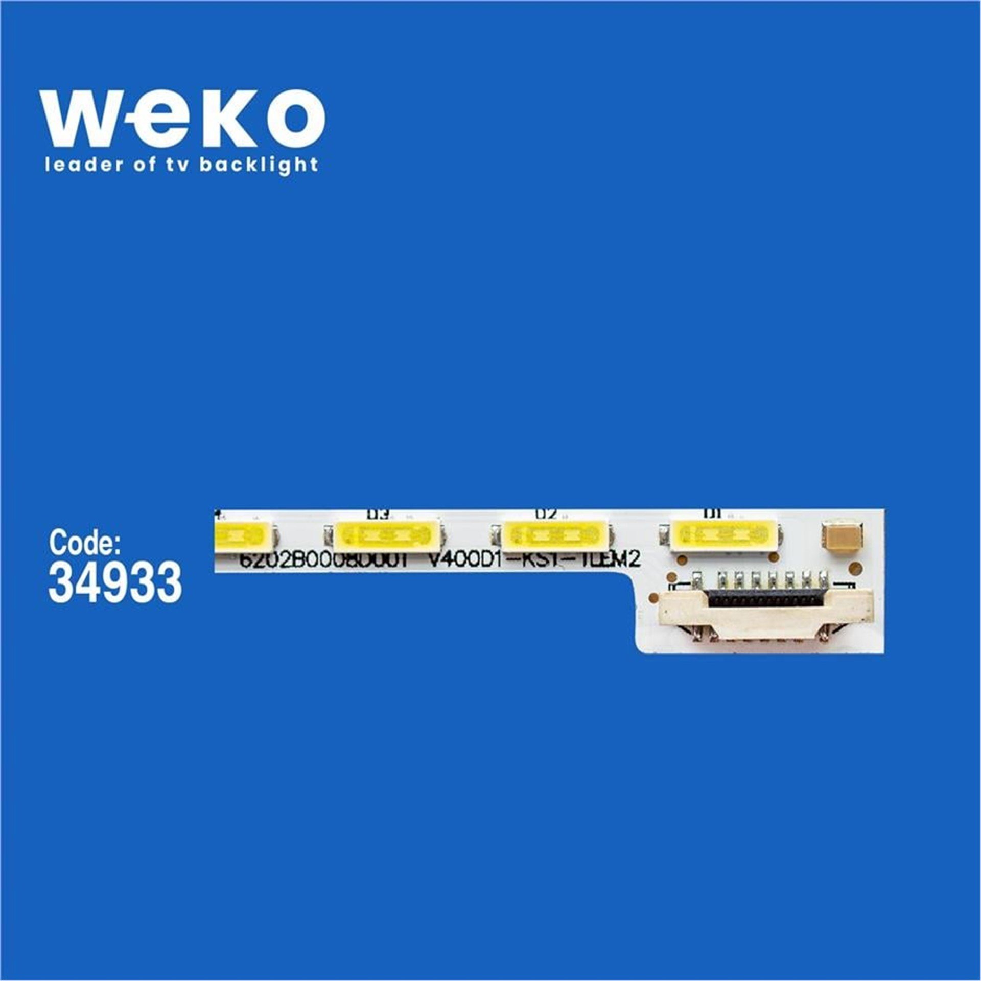 Weko Wkset-5636 34933X1 V400D1-Ks1-Tlem2 1 Adet Led Bar (48Led) - Tv Led Bar