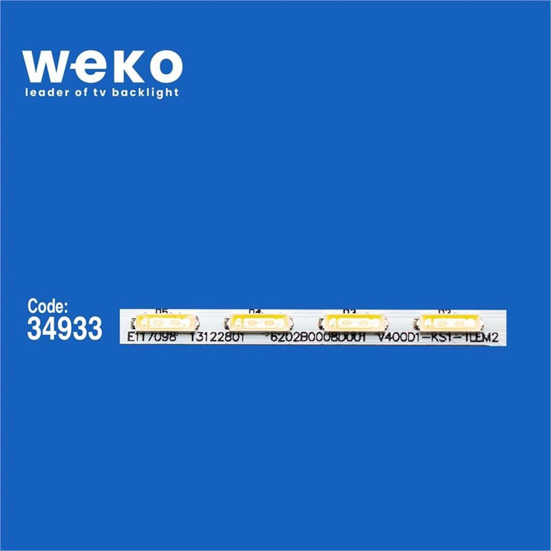 Weko Wkset-5636 34933X1 V400D1-Ks1-Tlem2 1 Adet Led Bar (48Led) - Tv Led Bar