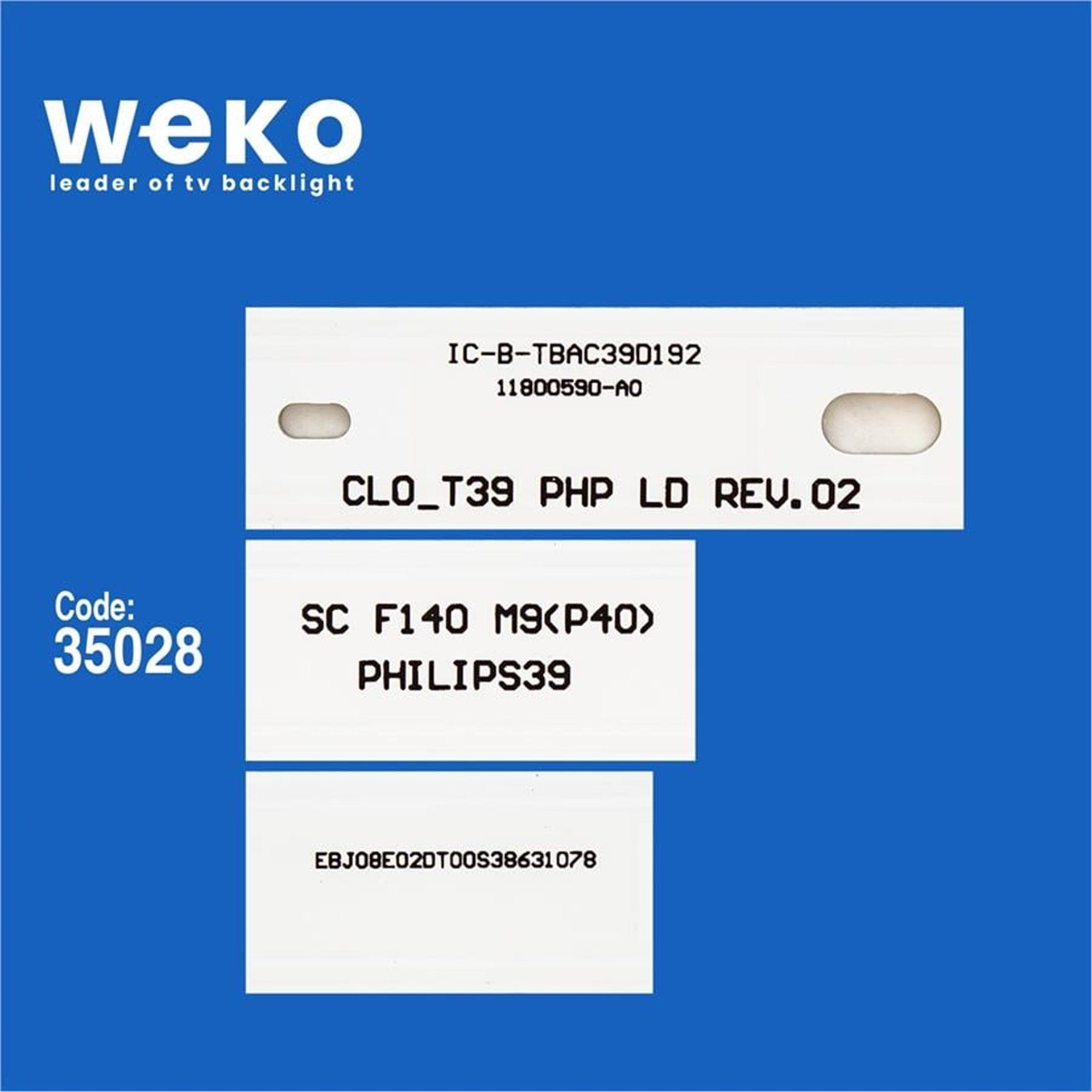 Weko Wkset-5648 35028X3 Clo_T39 Php Ld Rev.02 3 Adet Led Bar - Tv Led Bar