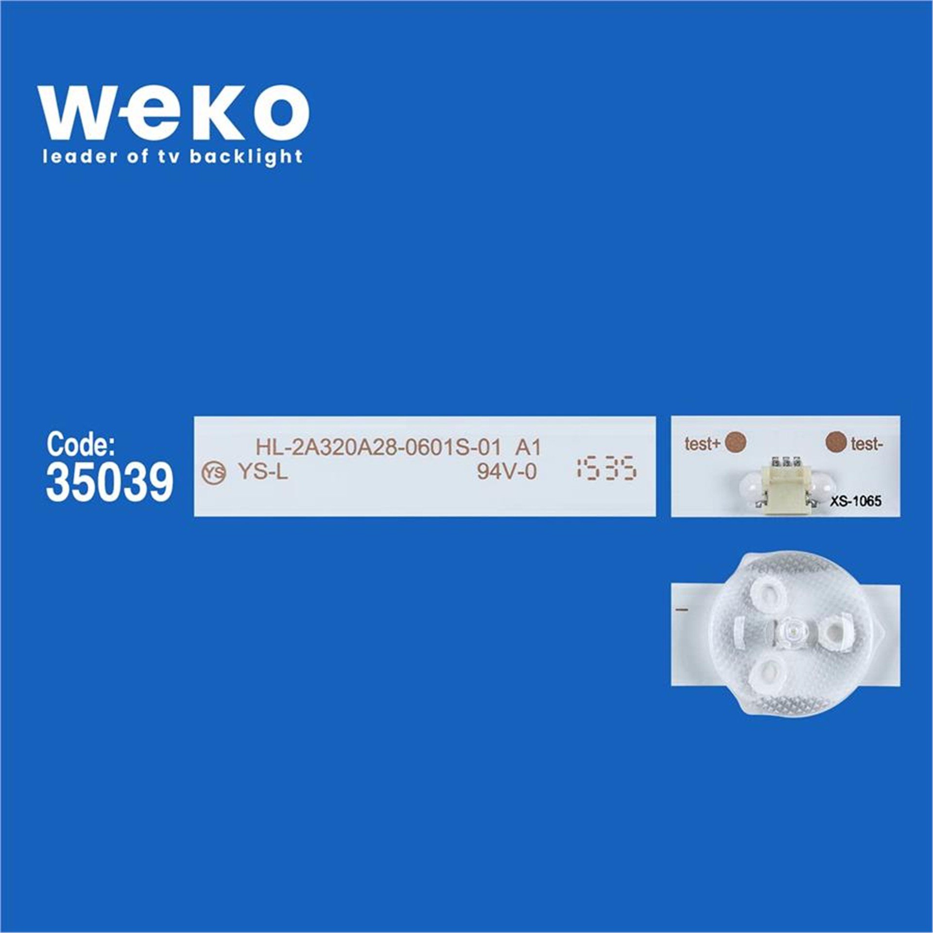 Weko Wkset-5654 35039X3 Hl-2A320A28-0601S-01 A0-A1 - 8D2A-320A-280600 3 Adet Led Bar - Tv Led Bar