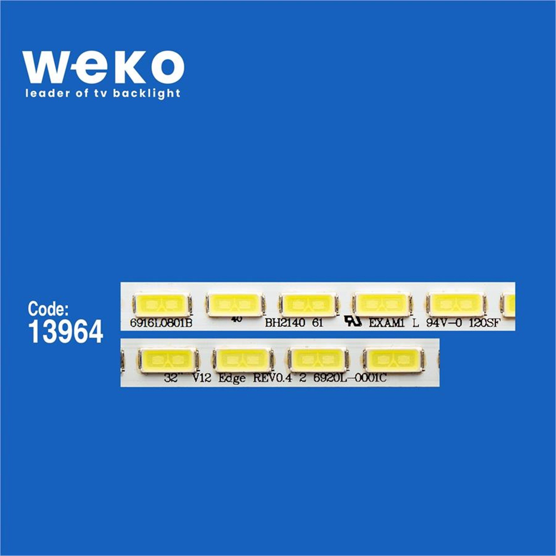 Weko Wkset-5709 13964X1 32 V12 Edge Rev0.4 2  1 Adet Led Bar (42Led) - Tv Led Bar