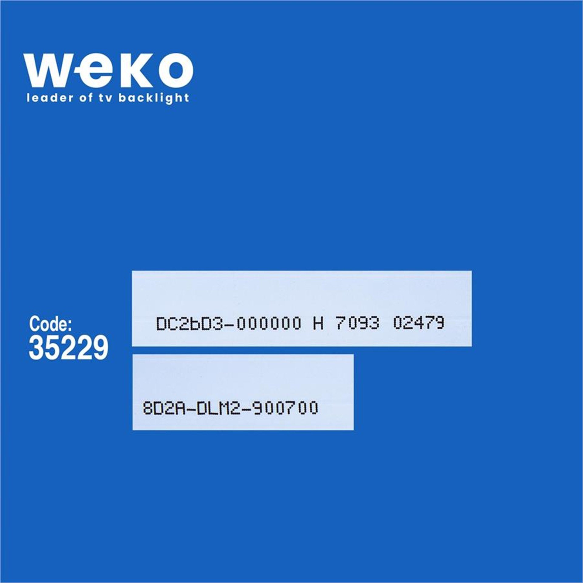 Weko Wkset-5712 35229X2 Hl-2A290A28-0701S-01 A2 2*7 - 8D2A-Dlm2-900700 2 Adet Led Bar - Tv Led Bar