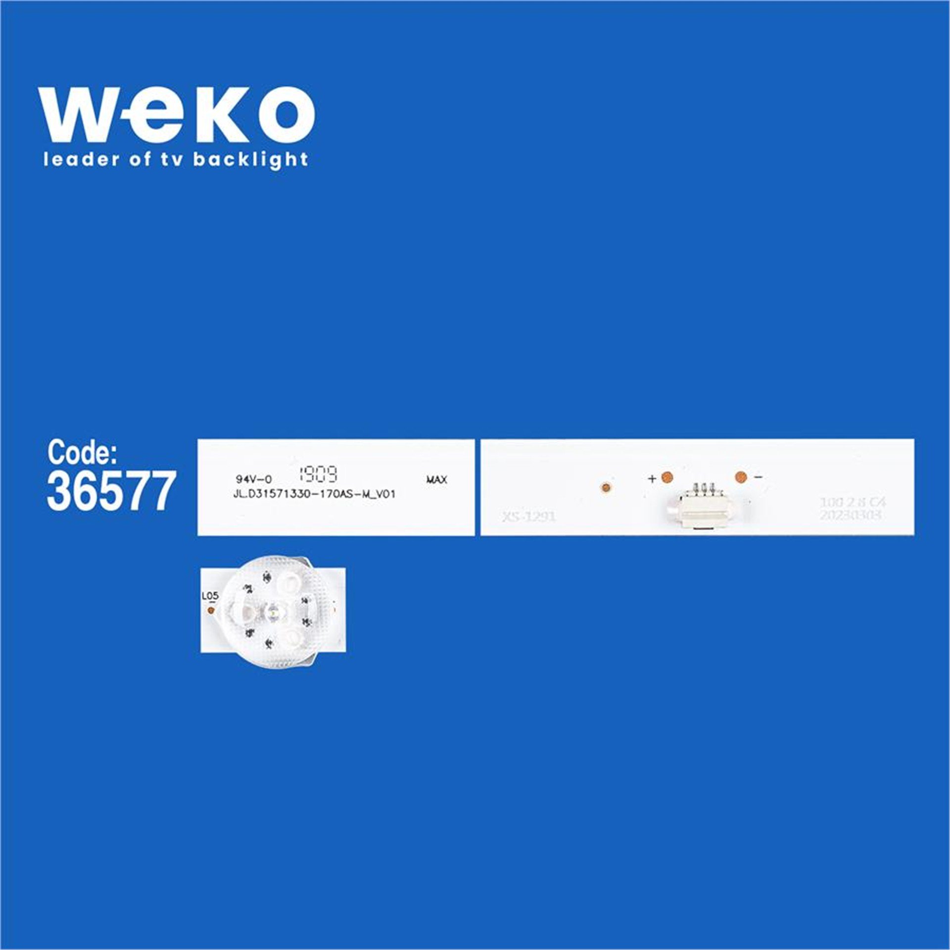 Weko Wkset-5844 36577X2 Dled31.5Mxy 2X7 1001 315M2 2 Adet Led Bar - Tv Led Bar