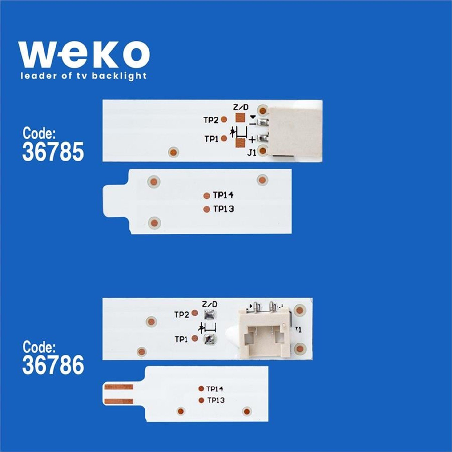 Weko Wkset-5893 36785X4 36786X4 Arcelık_65_Clarty_4X6+4X6_1313Fca_L/R 8 Adet Led Bar - Tv Led Bar