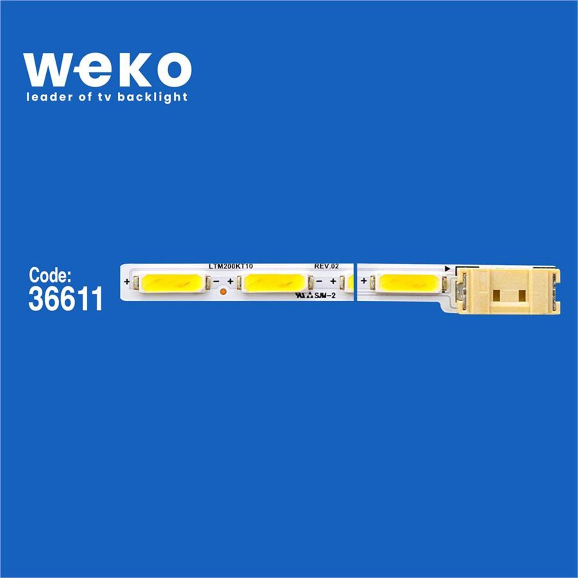 Weko Wkset-5927 36611X1 Ltm200kt10 Rev.02  1 Adet Led Bar (24Led) - Tv Led Bar