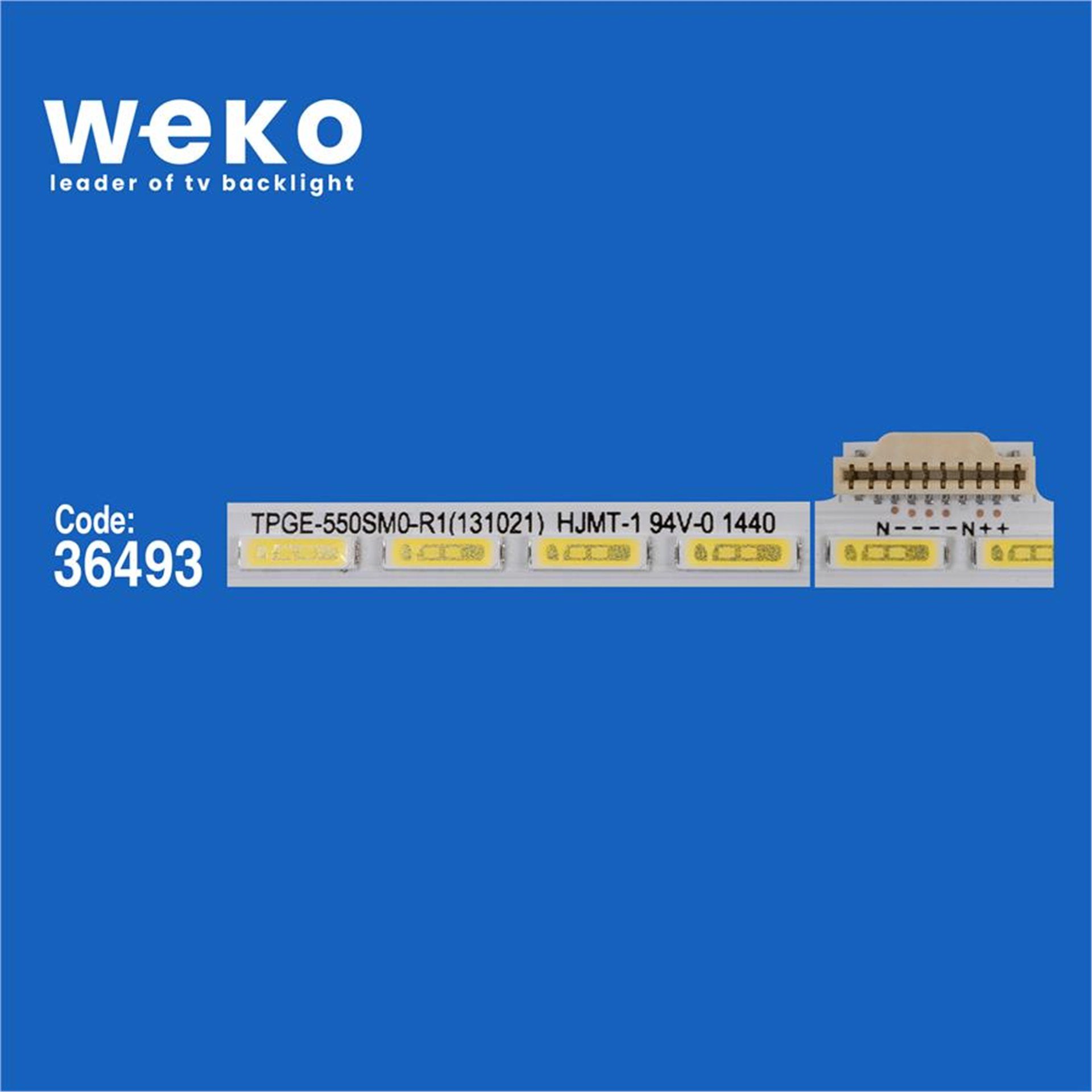 Weko Wkset-5929 36493X1 Tpge-550Sm0-R1 (160420)  Lg 7020 6V 1 Adet Led Bar (76Led) - Tv Led Bar