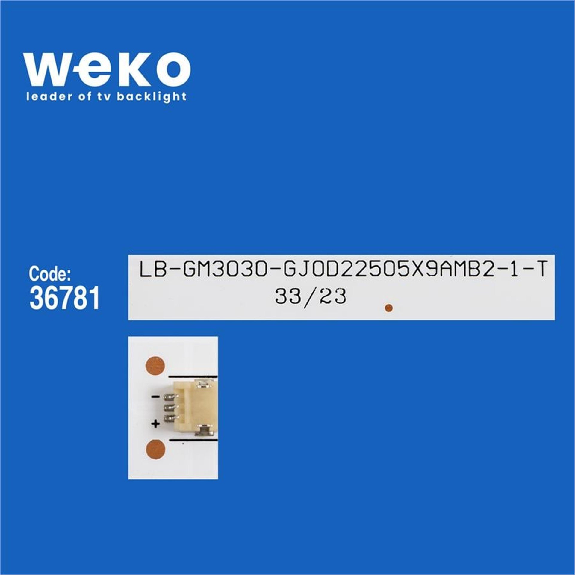 Weko Wkset-5980 36781X5 Lb-Gm3030-Gj0d22505x9amb2-1-T 5 Adet Led Bar - Tv Led Bar