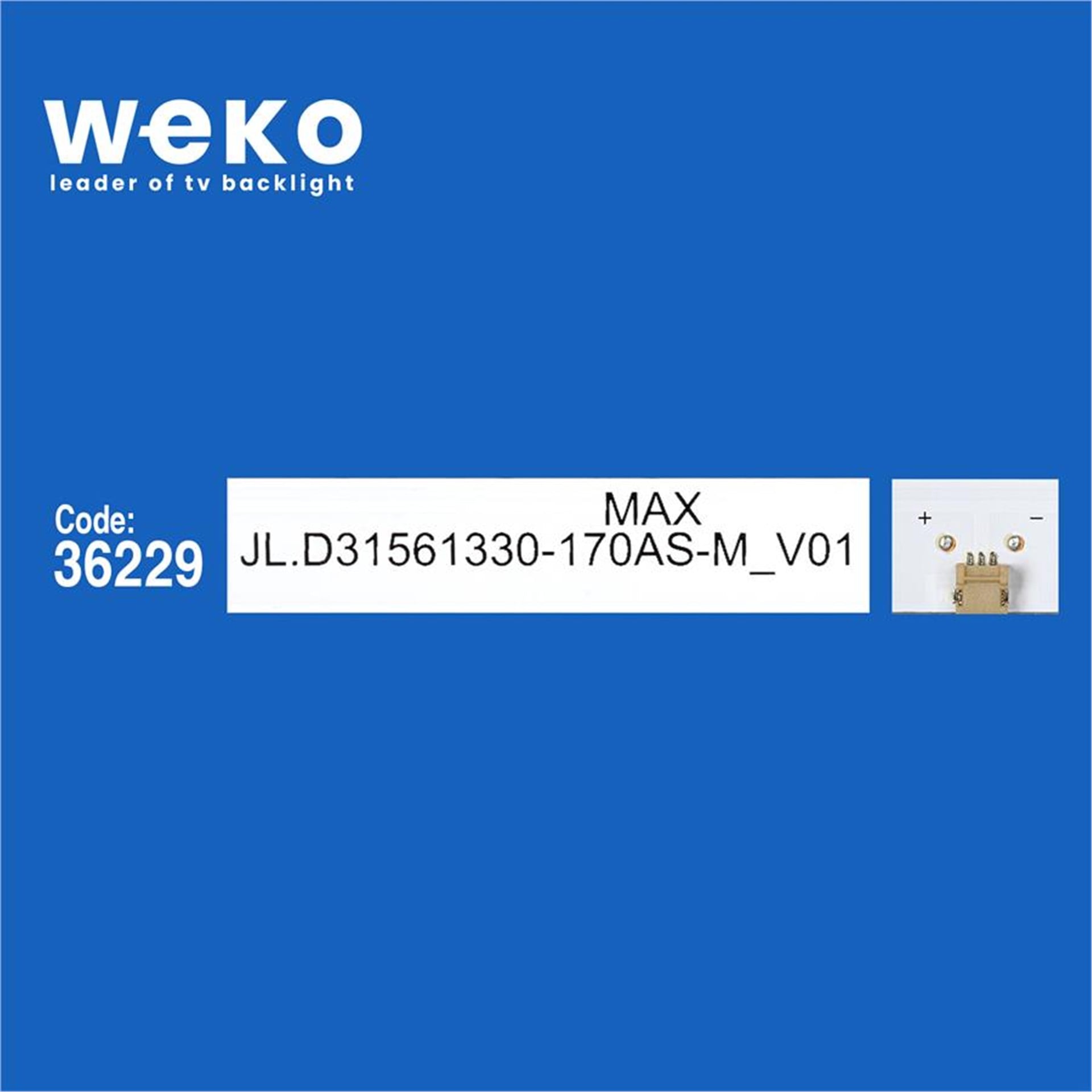 Weko Wkset-6257 36229X2 Jl.D31561330-170As-M_V01 2 Adet Led Bar (3V6led56,8Cm) - Tv Led Bar