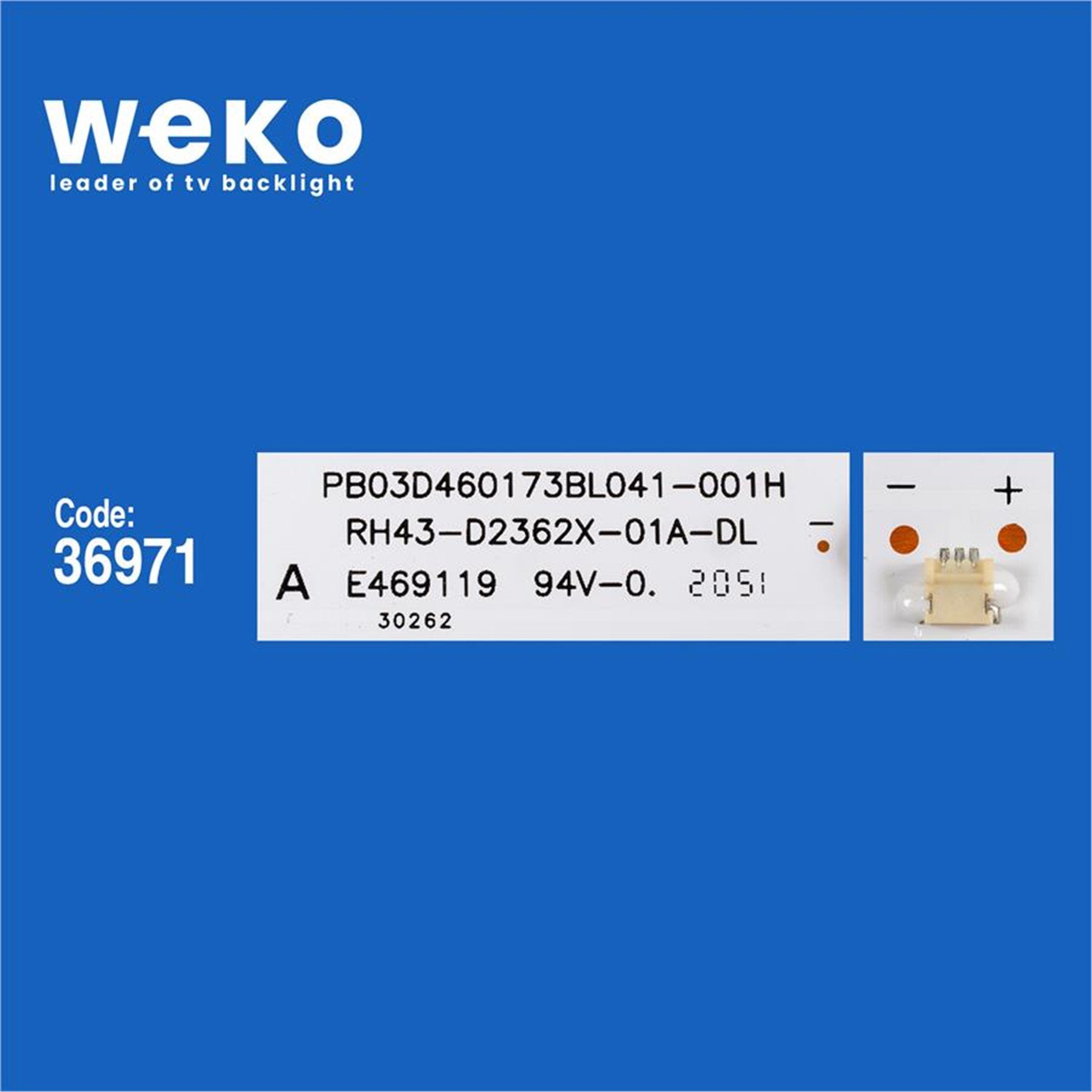 Weko Wkset-6269 36971X2 Jl.D24061235-017Bs-M  2 Adet Led Bar - Tv Led Bar