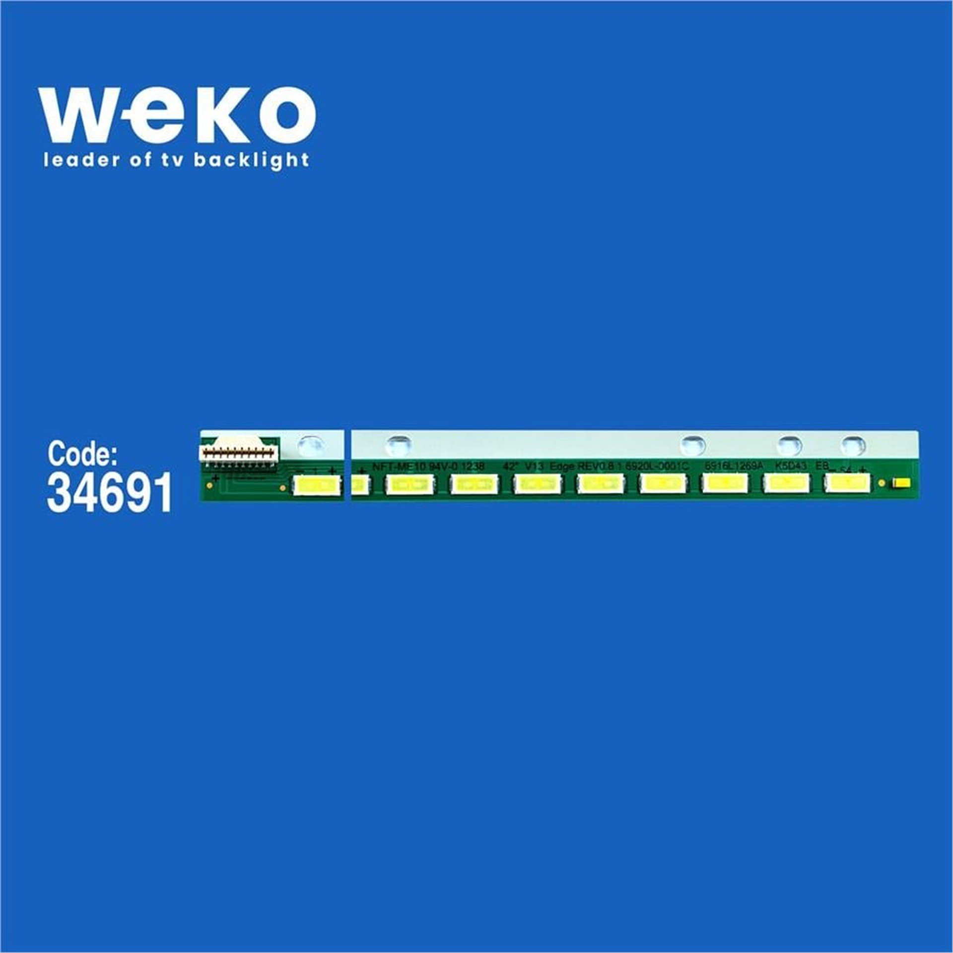 Weko Wkset-6556 34691X1 42 V13 Edge Rev0.4  1 Adet Led Bar (54Led) - Tv Led Bar
