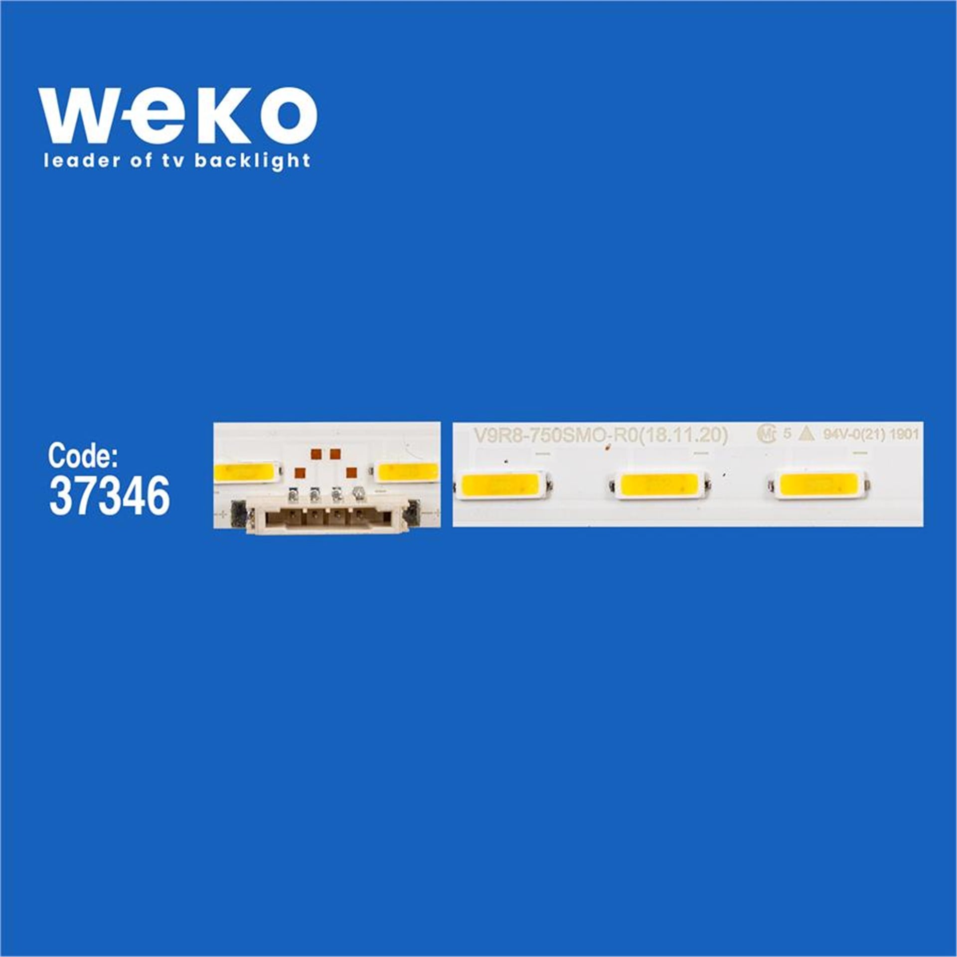 Weko Wkset-6678 37346X3 L1_Ru8k_G5_Cem_S24(2)_R1.0_Sc4_100  3 Adet Led Bar (48Led) - Tv Led Bar