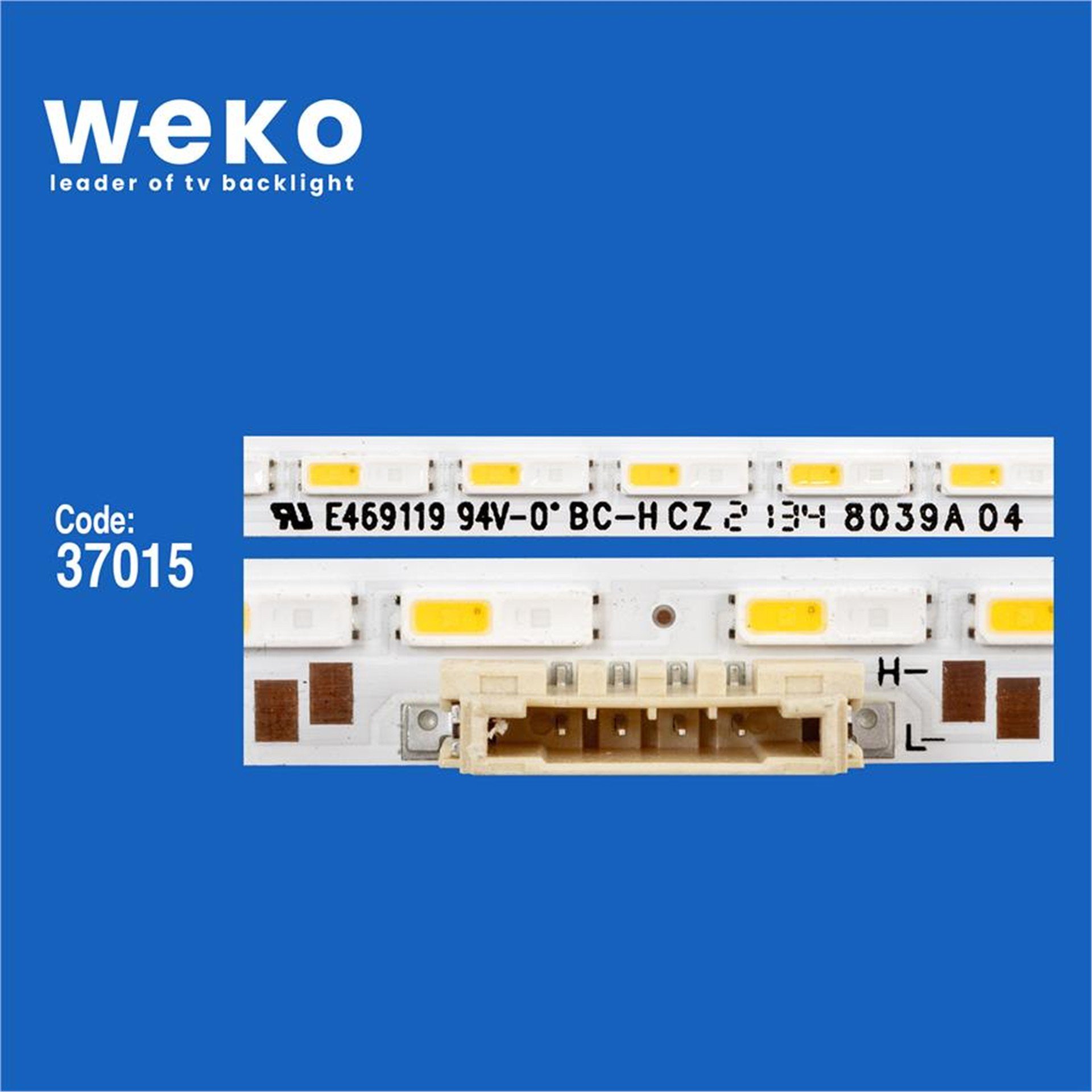 Weko Wkset-6702 37015X4 Bn96-52601A Rev00 Es75svqfpbga48 4 Adet Led Bar Two Color (İki Renk) (48Led) - Tv Led Bar