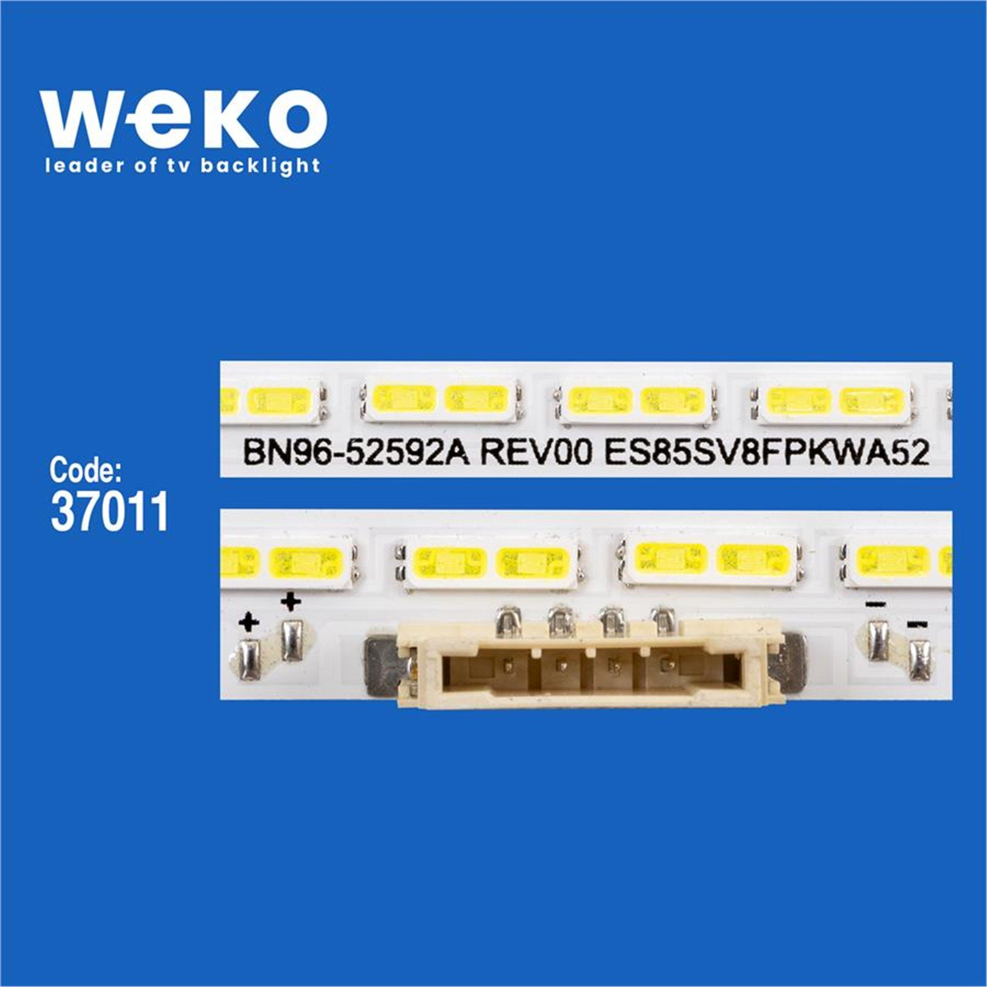 Weko Wkset-6703 37011X4 Bn96-52592A Rev00 Es85sv8fpkwa52 4 Adet Led Bar (52Led) - Tv Led Bar