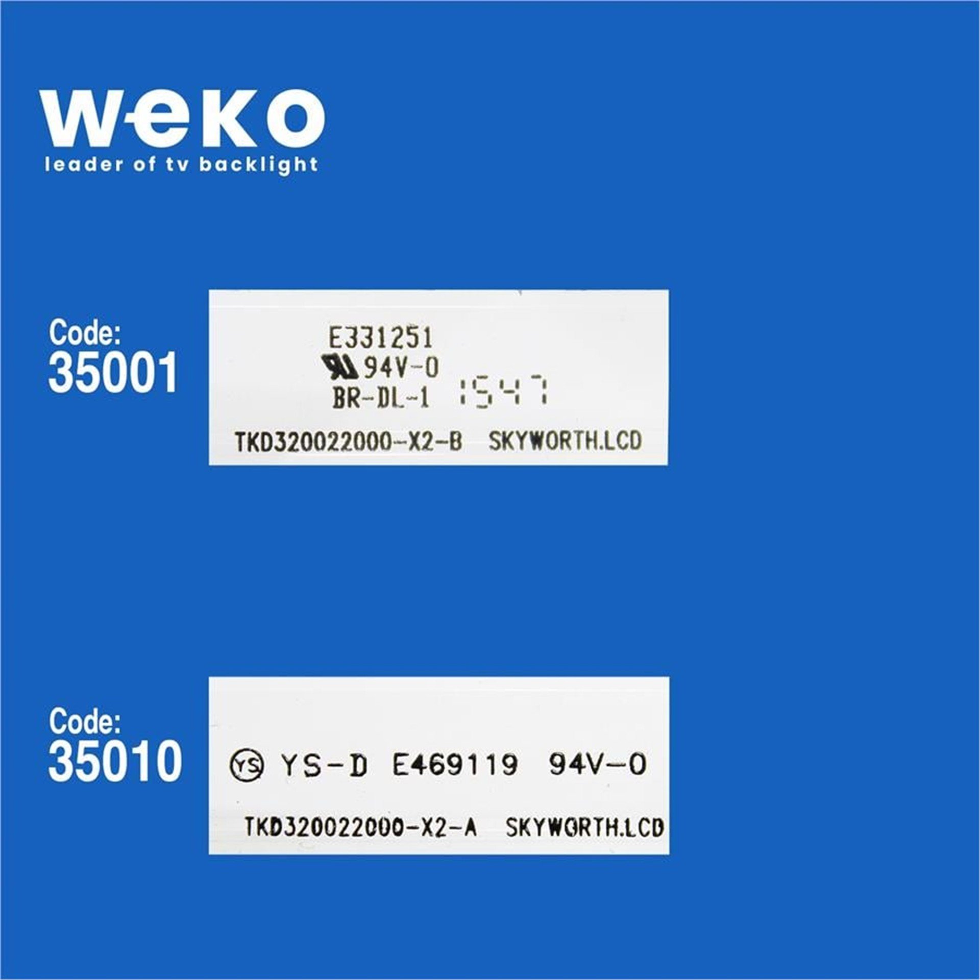 Weko Woon WN032DLD12AT057-AVNTM 32'' İnç 3 Adet Tv Led Bar - Woon Led Bar