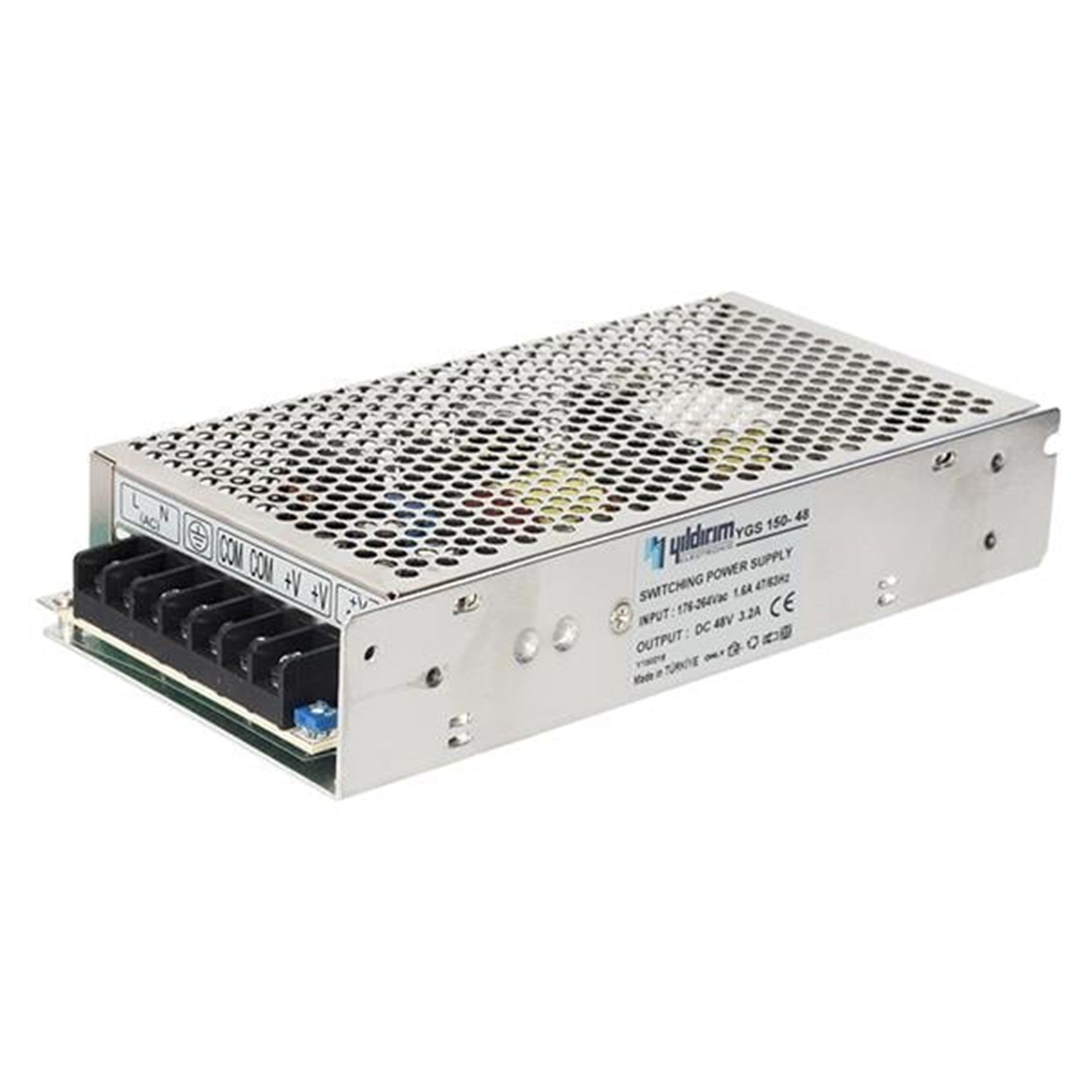 Oem Yıldırım Ygs150-48 48 Volt - 3.2 Amper Metal Kasa Adaptör - Adaptörler