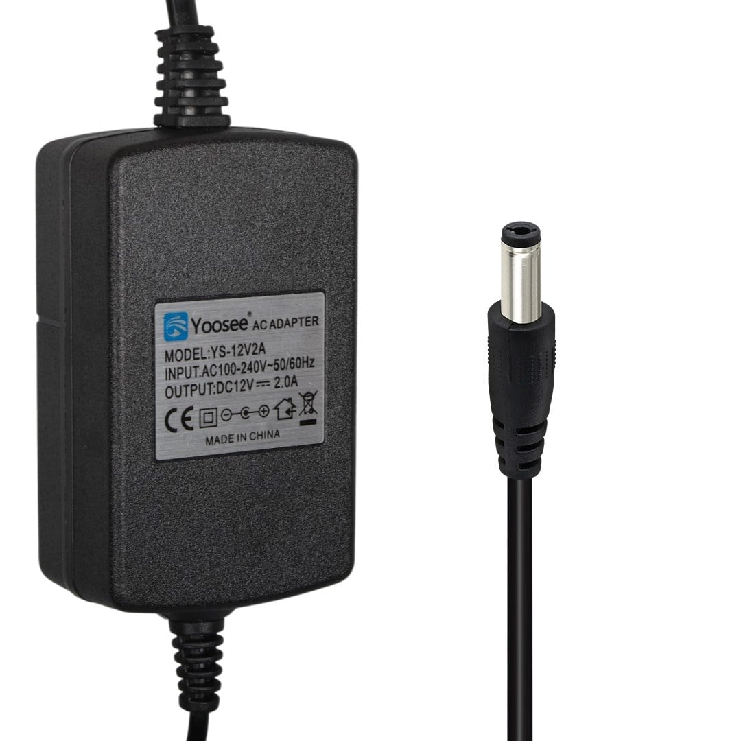 YOOSEE YS-12V2A 12 VOLT - 2 AMPER 5.5*2.5 MM UÇLU PLASTİK KASA MASAÜSTÜ ADAPTÖR