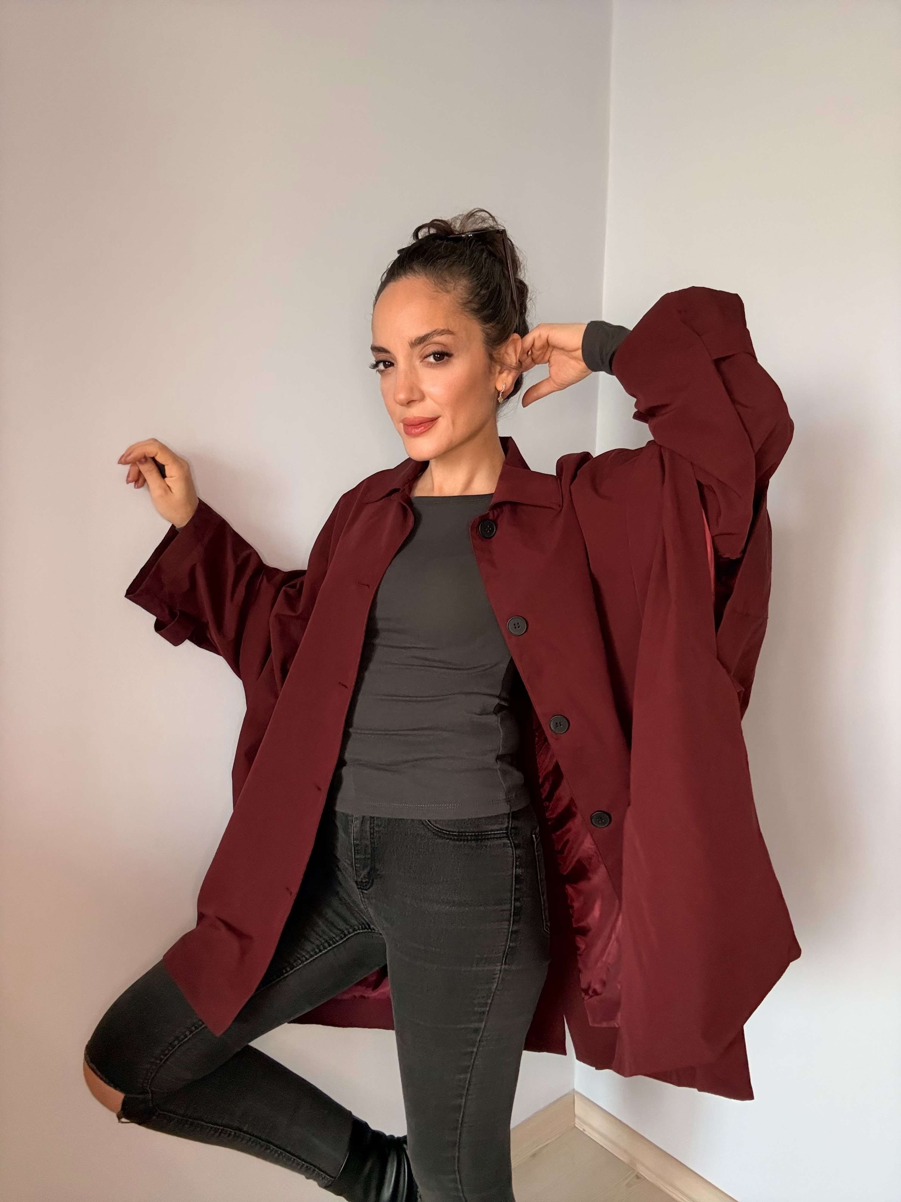 Bordo Panço Model Trençkot