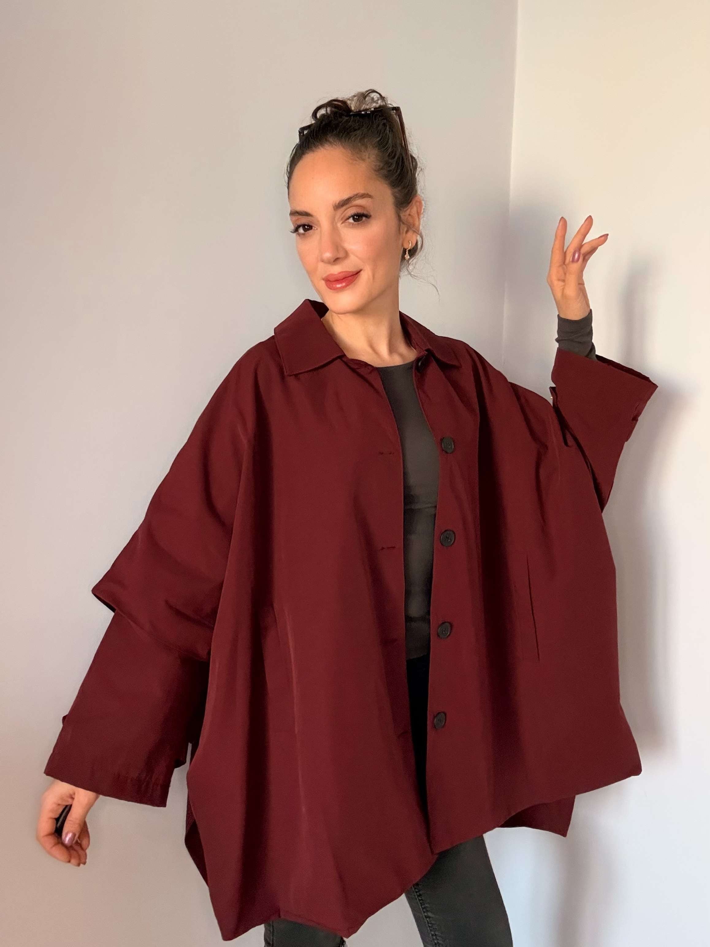 Bordo Panço Model Trençkot