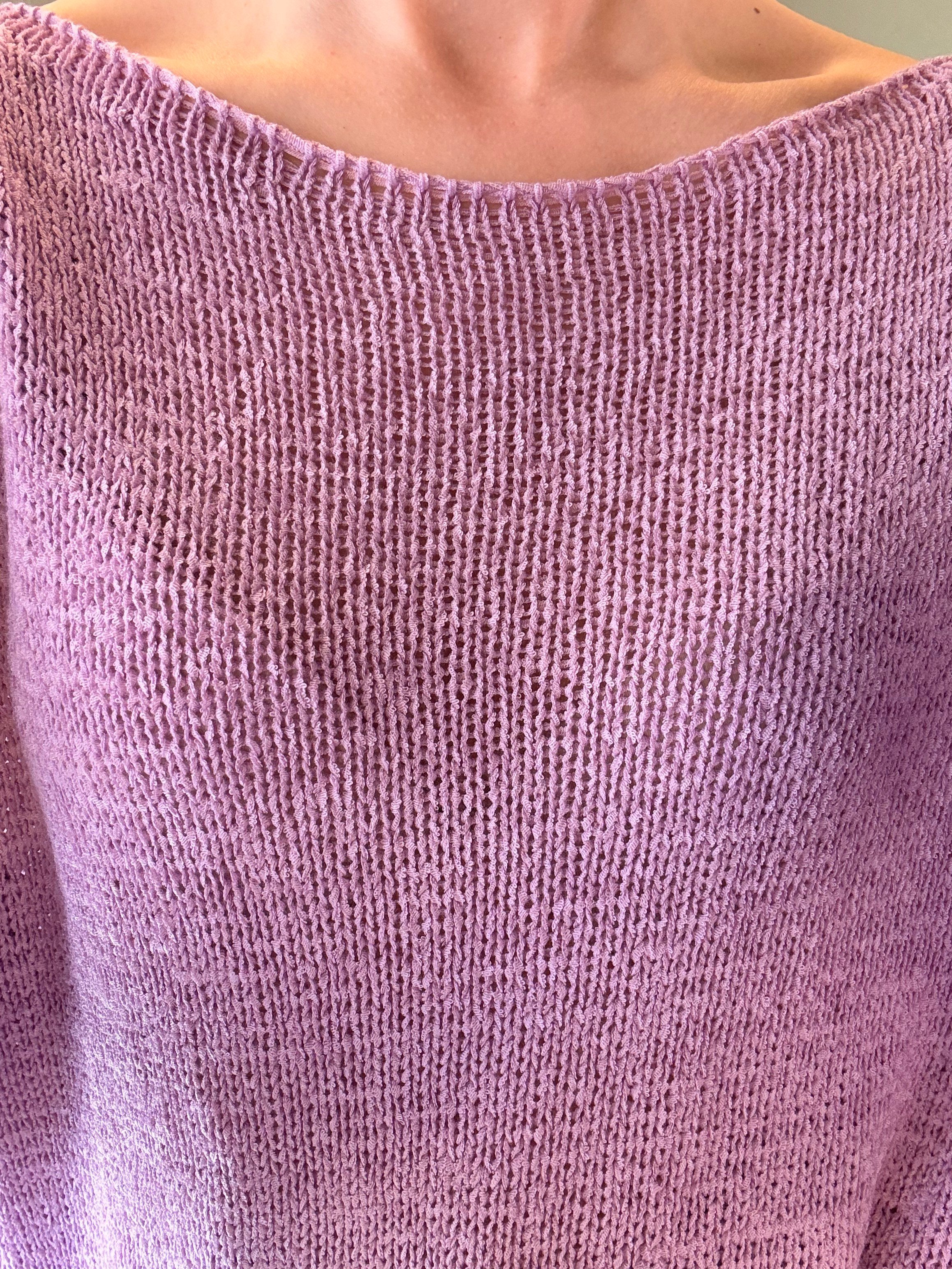Pembe Kayık Yaka Rahat Kalıp Triko