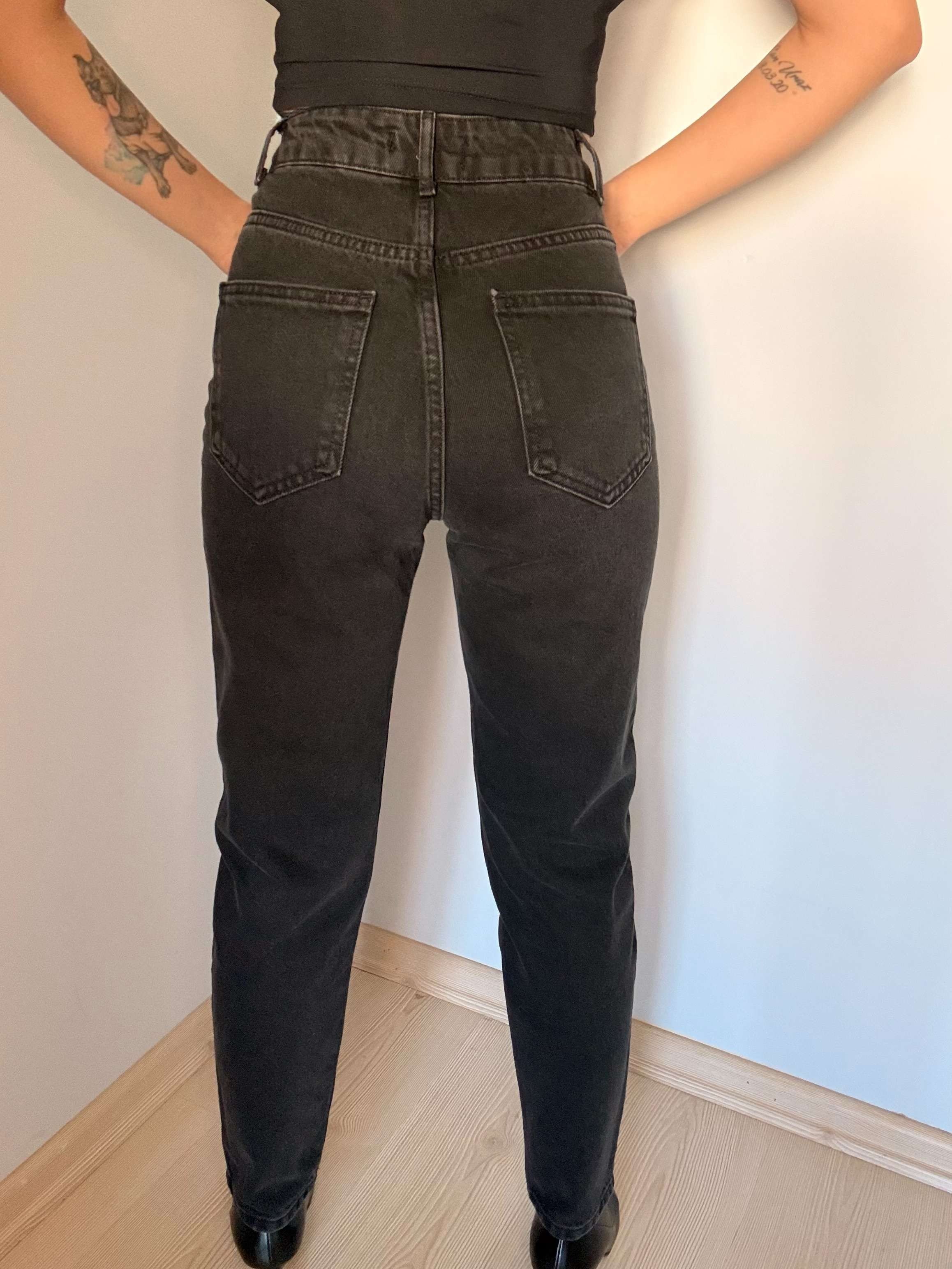 Siyah DLV Mom jean