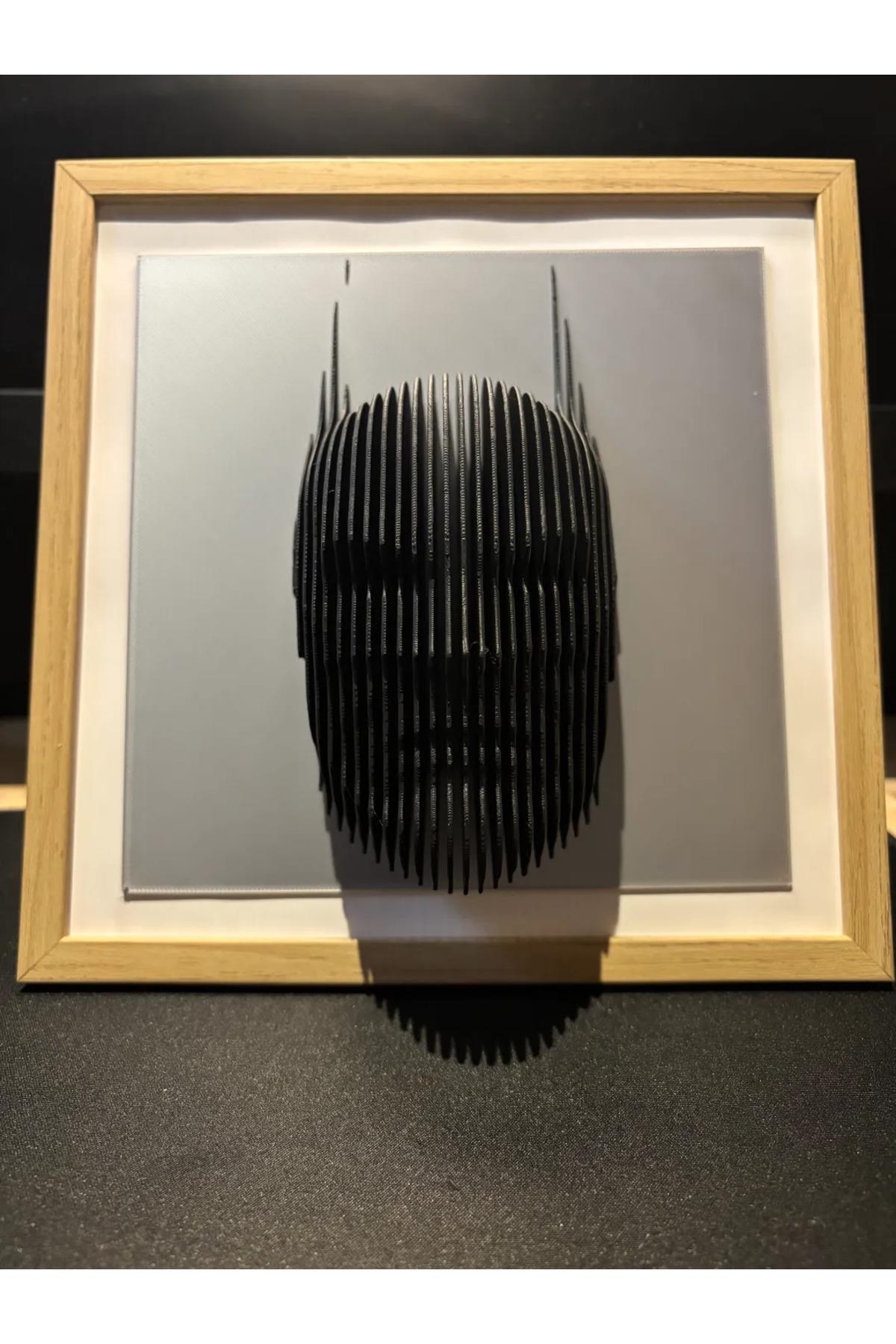 3 Boyutlu Batman Marvel Figür Heykel Tablo - Çerçevesiz