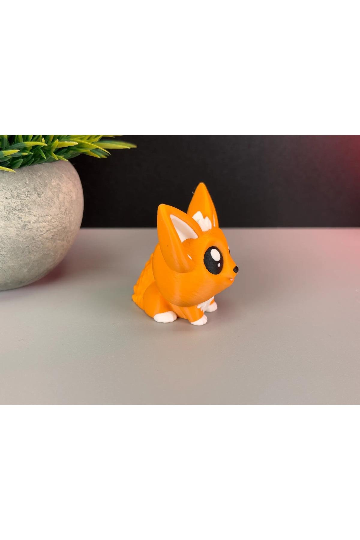 3'lü Mini Tilki Set - Araç İçi Aksesuar Sevimli Tilkiler