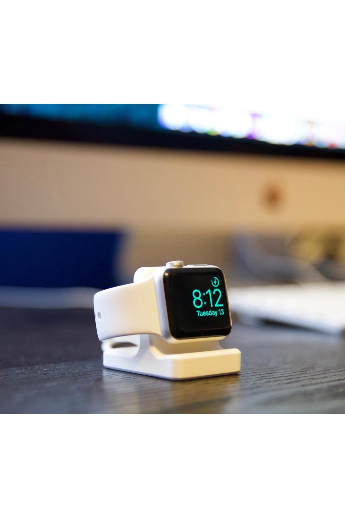 Apple Watch Akıllı Saat Standı Tutucu 1 adet Beyaz