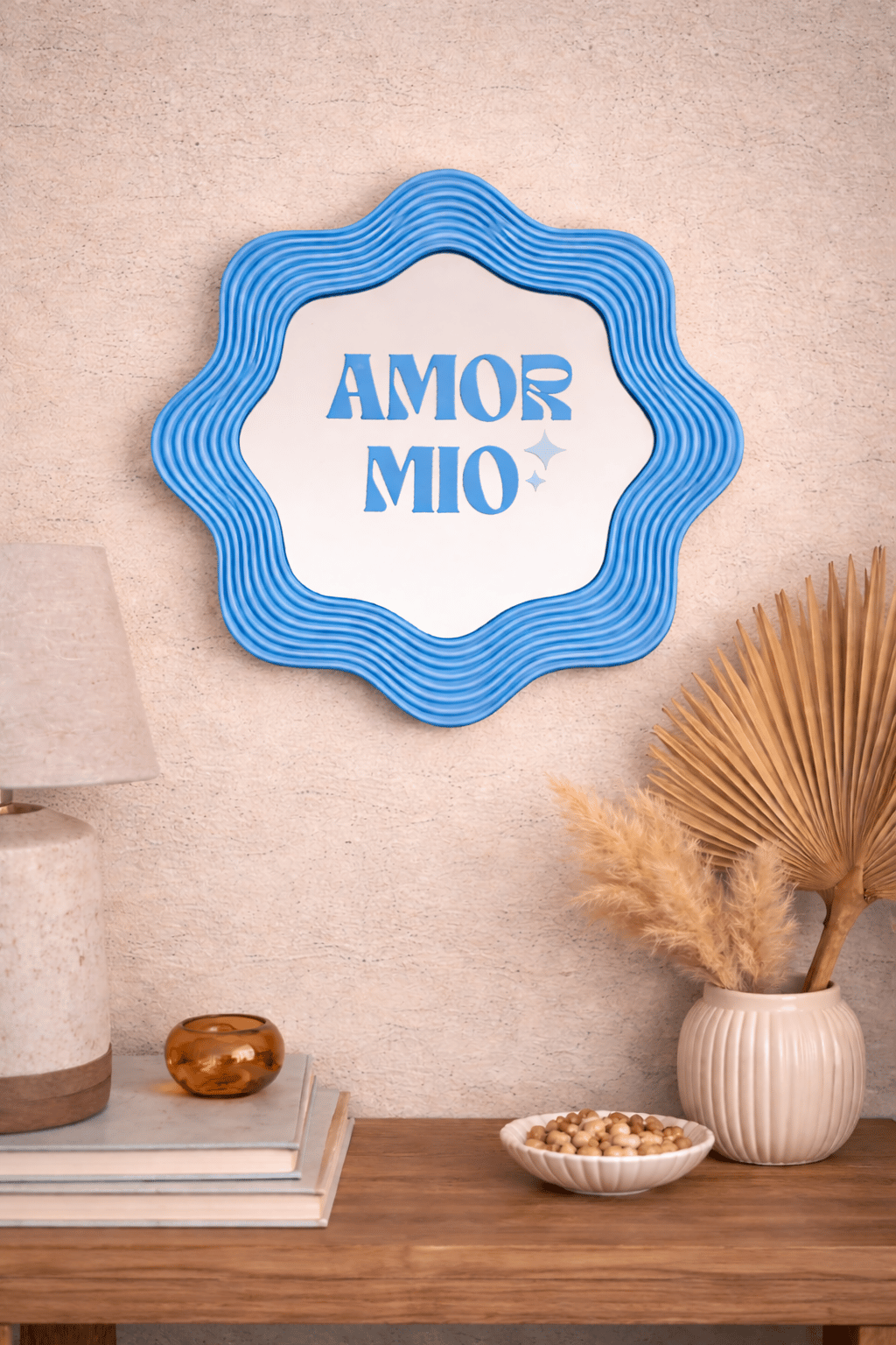BLOOMY Ayna – Eğlenceli 3D Çerçeve – Yazılı Cam Ayna / Amor Baby